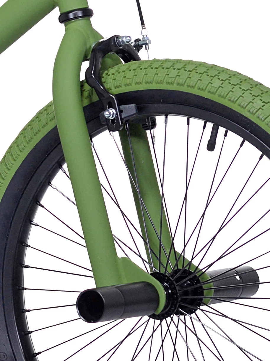 Kent Bicycle 20 In. Dread Boy's BMX Bike, Black and Red - Womvr