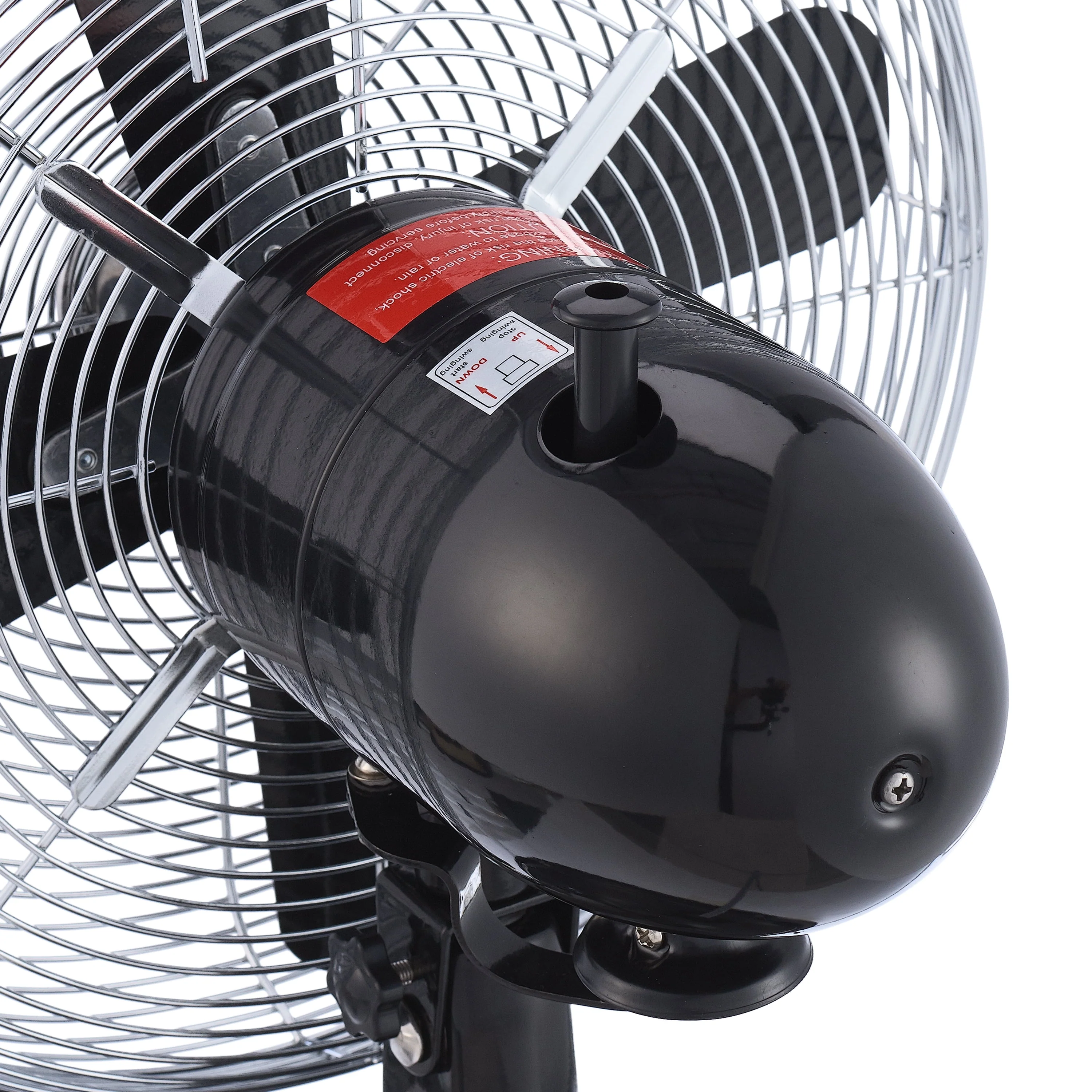 Better Homes & Gardens New 12 inch Retro 3-Speed Metal Tilted-Head Oscillation Table Fan Gold - Womvr