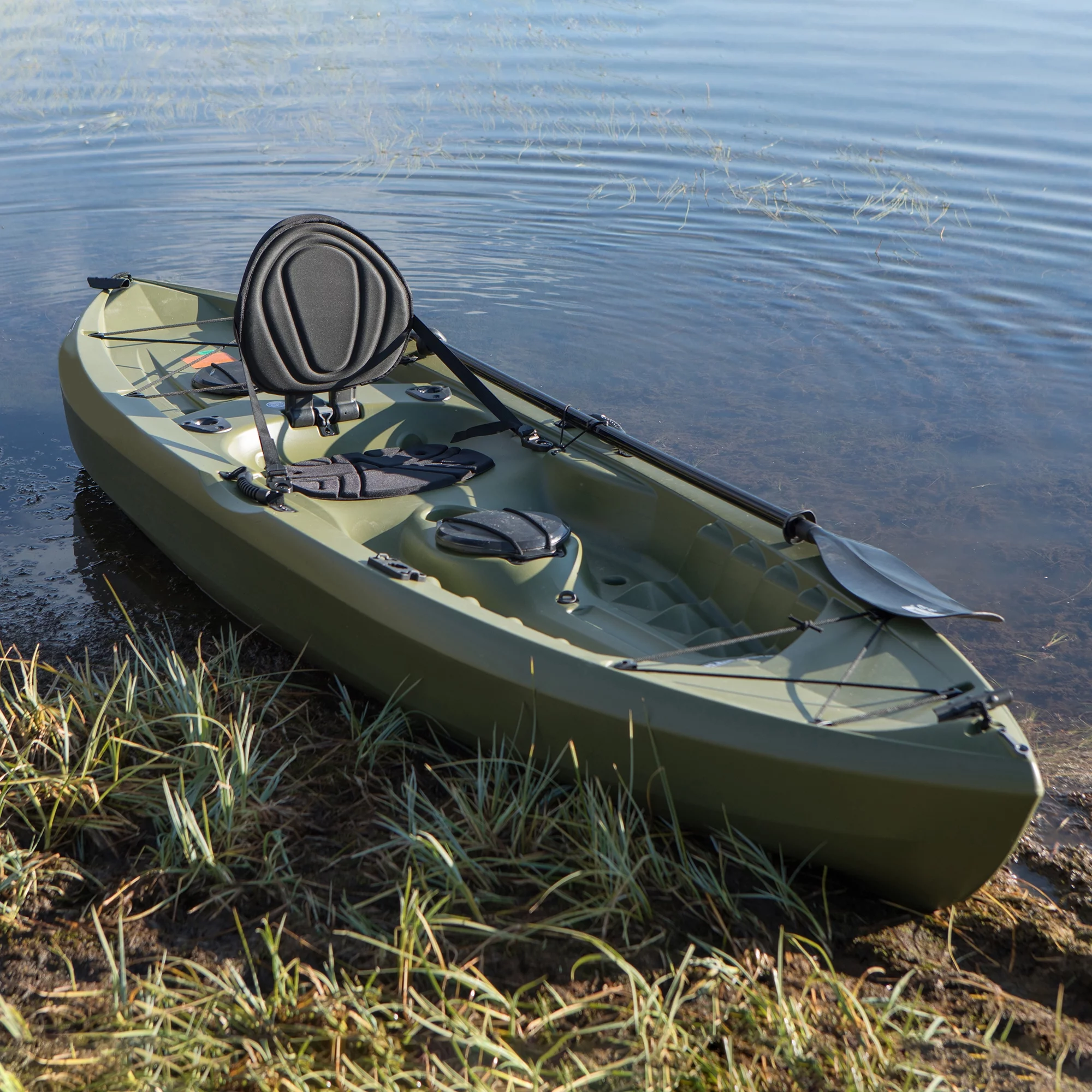 Lifetime Tamarack Angler 100 Fishing Kayak - Olive Green (90539) - Womvr