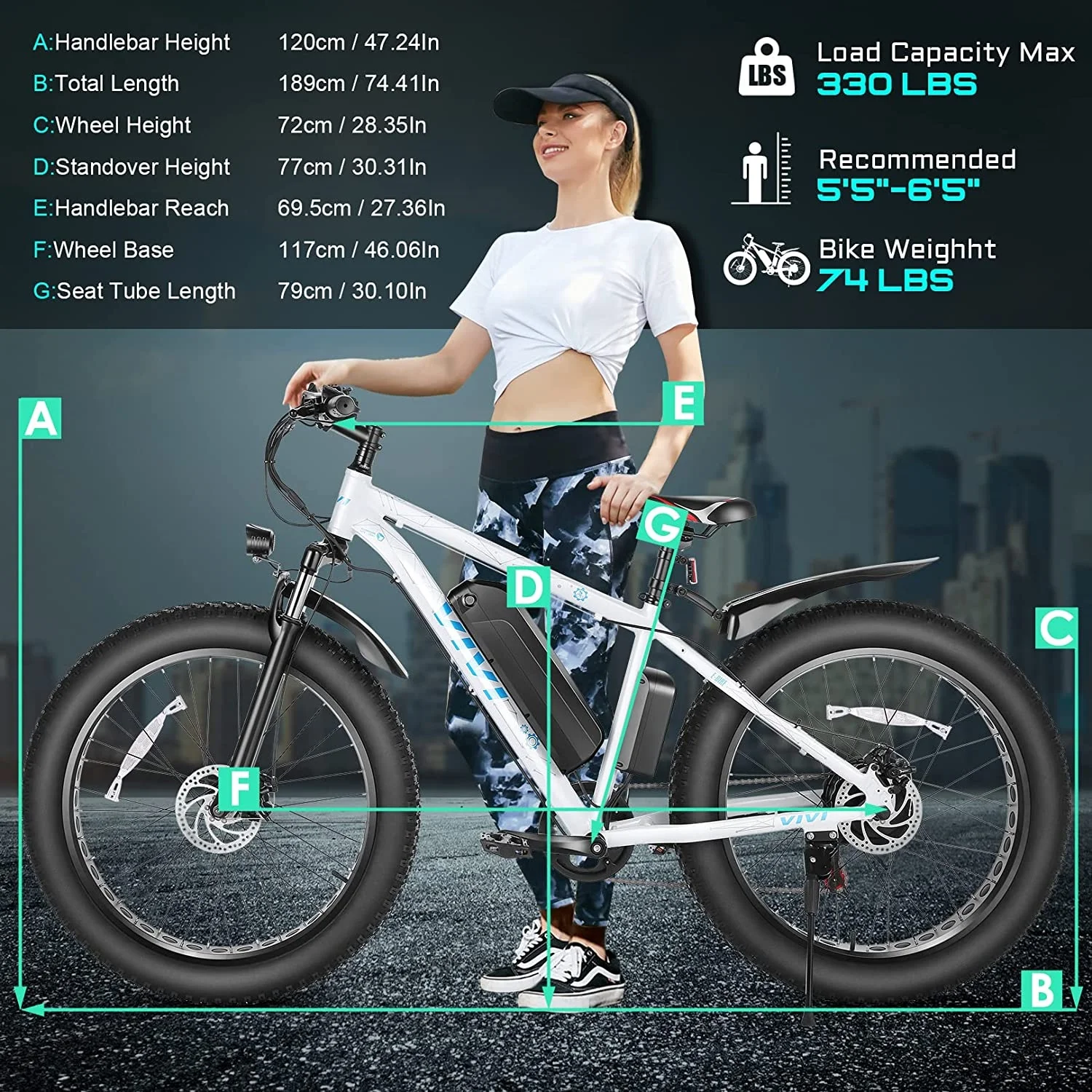 Vivi Electric Bike 26