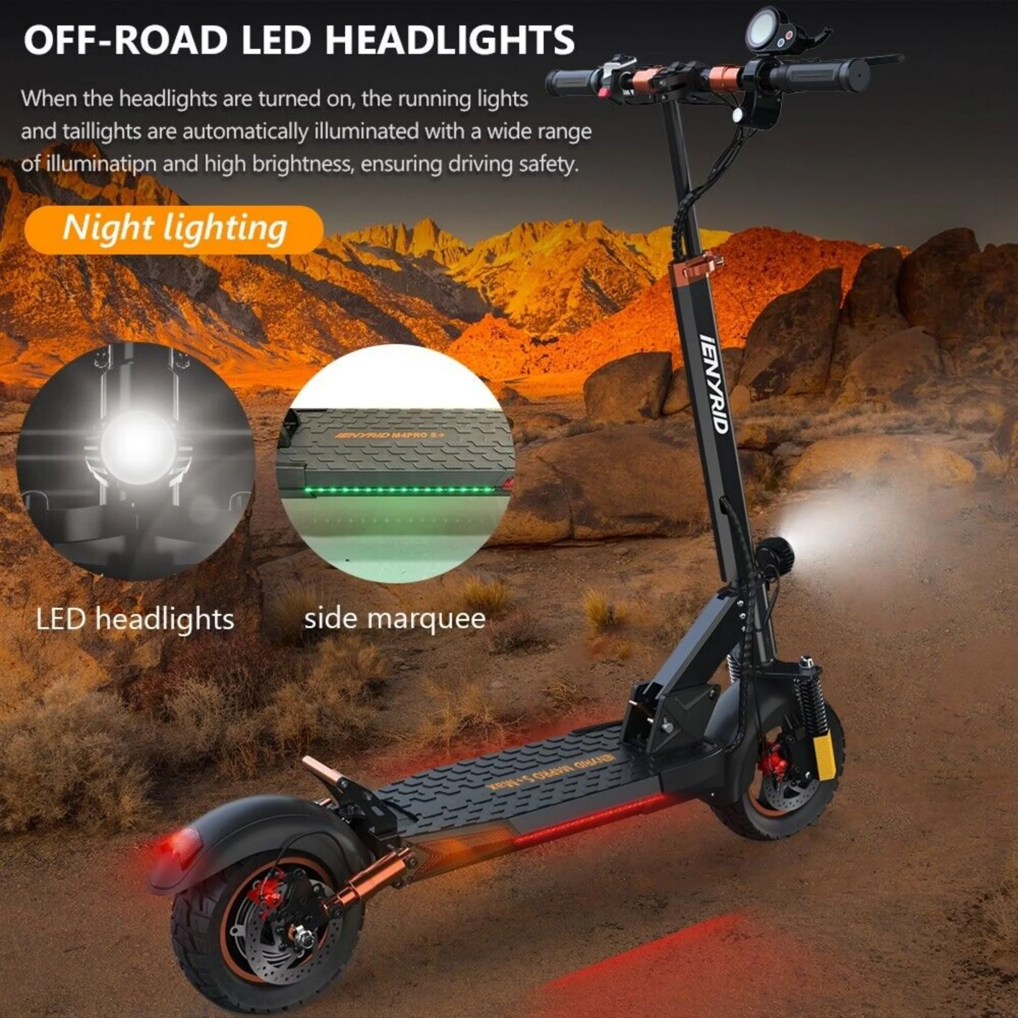 IENYRID Electric Scooter Adults Commute E Scooter, 800W Foldable 3 Speeds Electric Skateboard with Seat for Teens and Kids 12+, up to 30mph & 32 Miles - Womvr