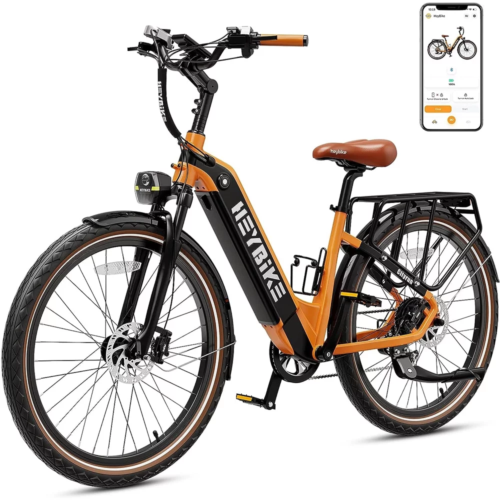 Heybike Cityrun 500W Electric Bike for Adults, 26