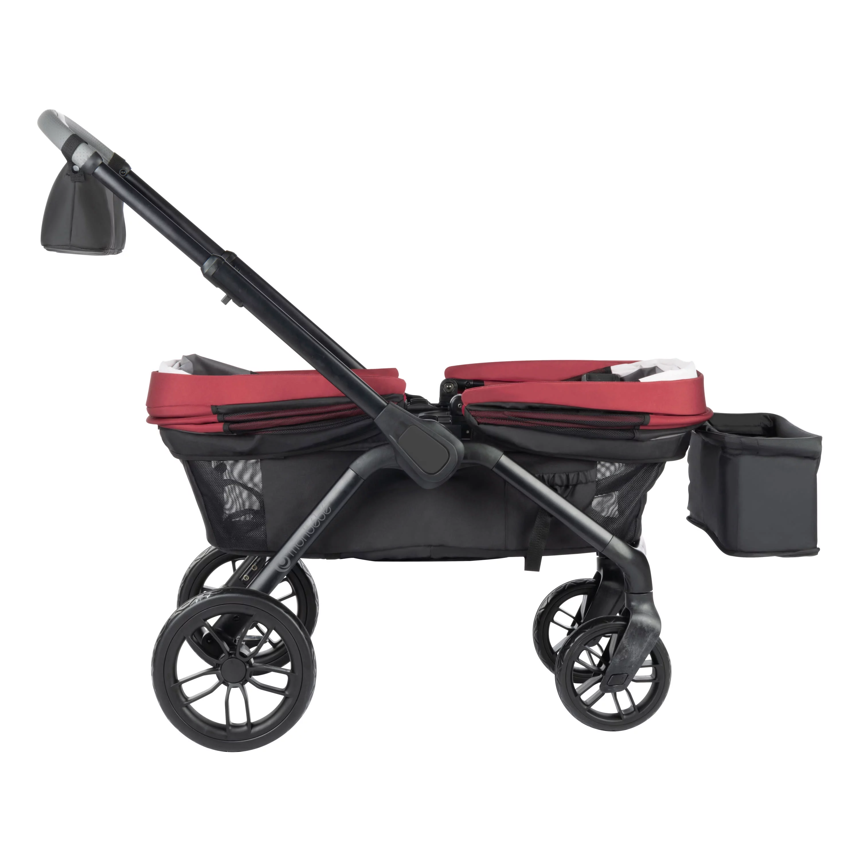 Monbebe Everyday Outings Wagon Stroller, Cobblestone Grey - Womvr
