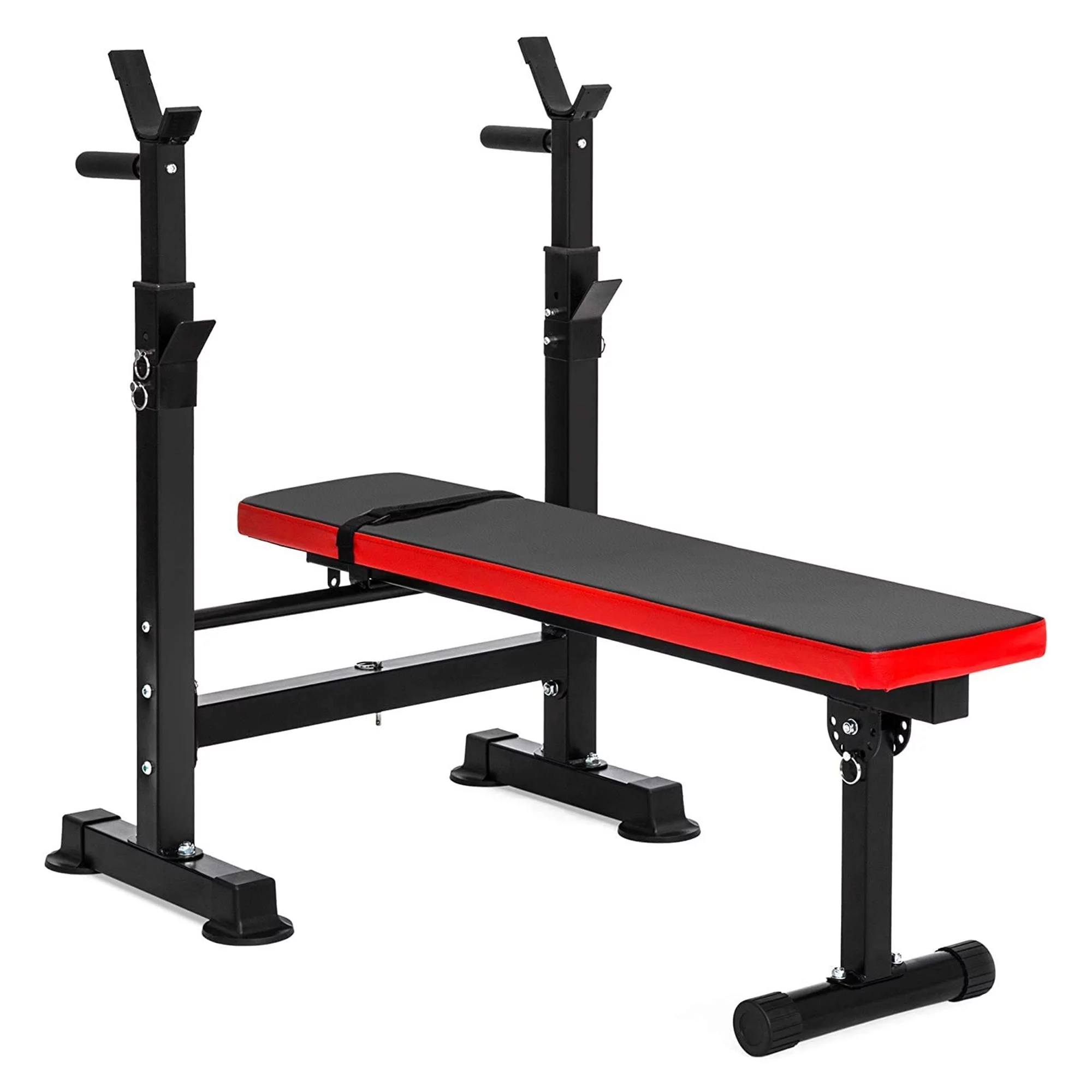 Fitvids LX400 Adjustable Olympic Workout Bench with Squat Rack - Womvr