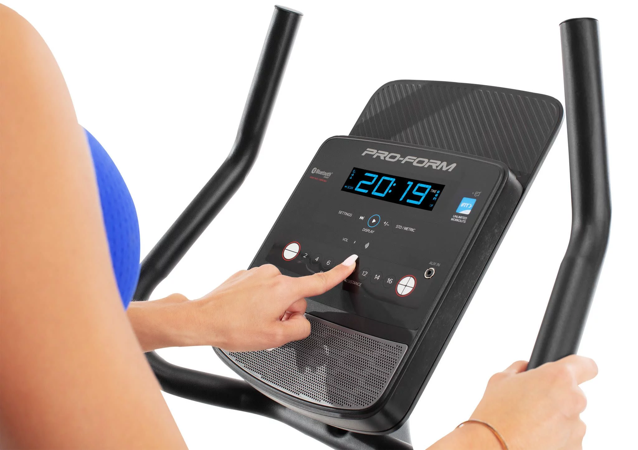 ProForm Cycle Trainer 300 Ci Upright Stationary Exercise Bike, Compatible with iFIT Personal Training - Womvr