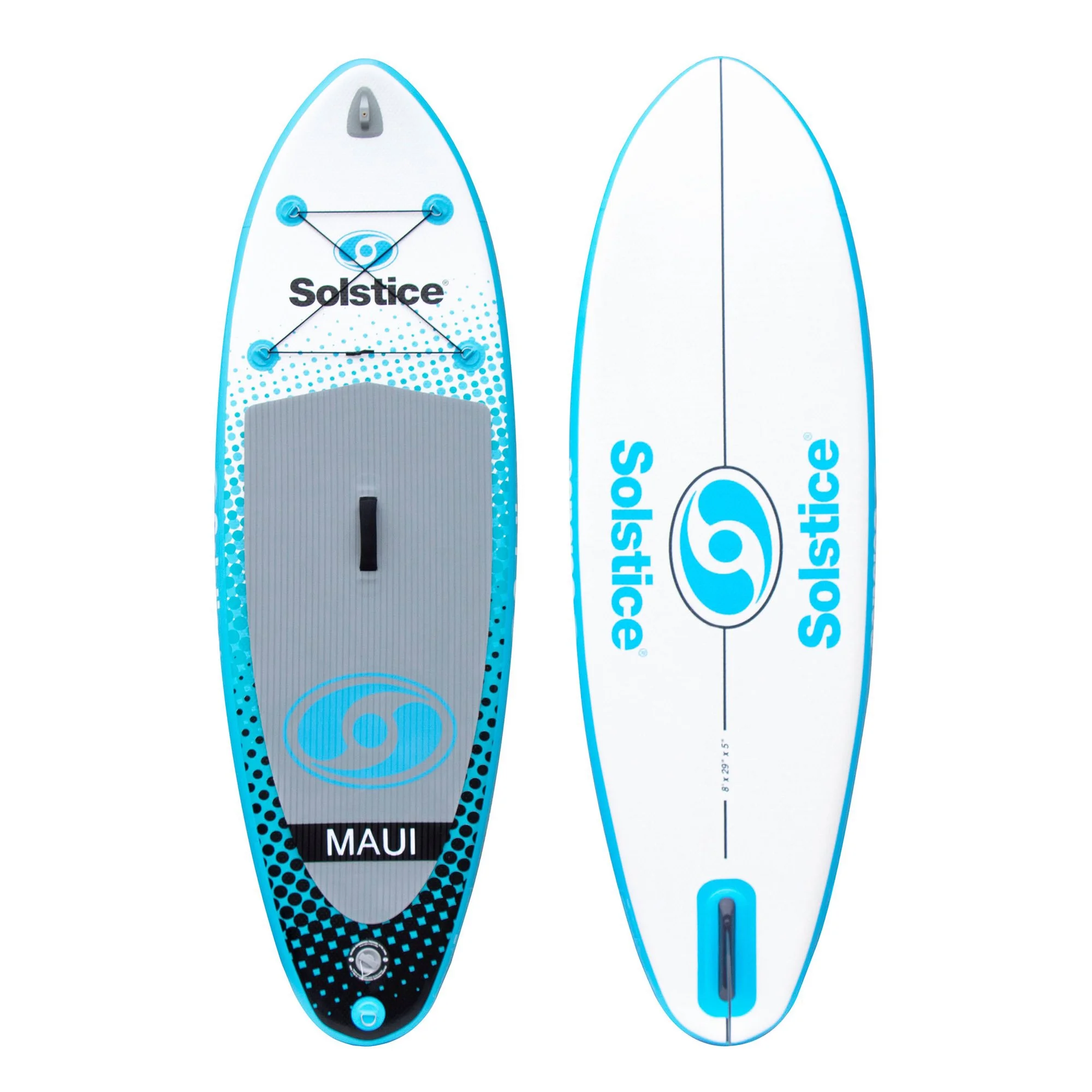 Solstice Watersports Islander Inflatable Stand-Up Paddle Board Kit (11'2 x 31'' x 6'') - Womvr