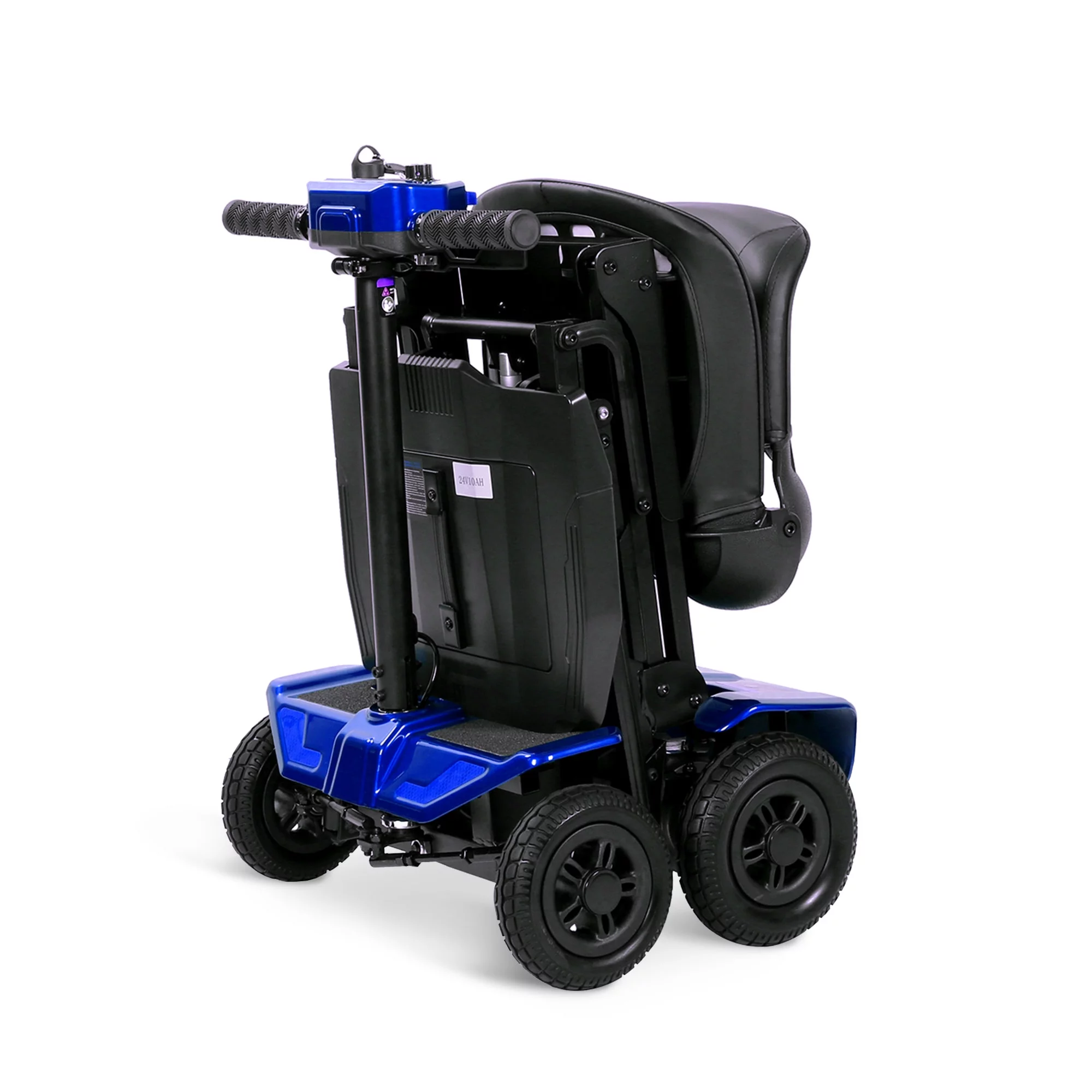 Klano KFX07 Automatic Foldable Mobility Scooter - Blue - Womvr