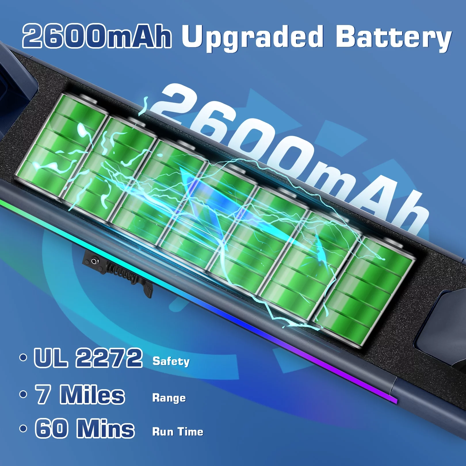 Caroma Kids Electric Scooter, 6+ Boys and Girls Safe Kick Scooter, Adjustable Speed and Handlebar - Womvr