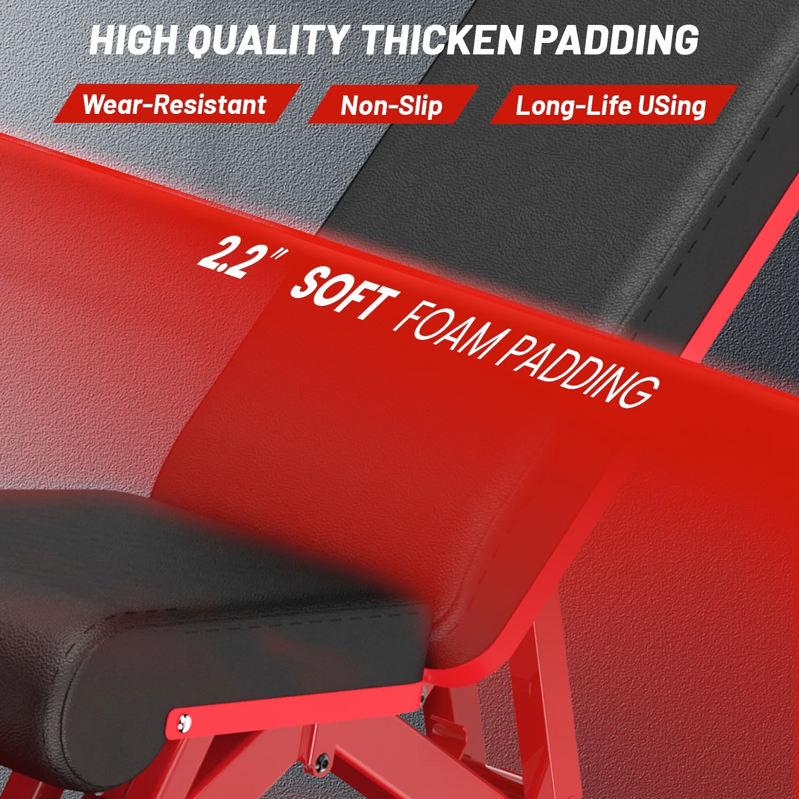 Pooboo Workout Bench Adjustable Weight Bench Strength Training Dumbbell Bench Indoor Folding Incline Bench with Extened Backrest Gym bench 660 lbs Capacity - Womvr