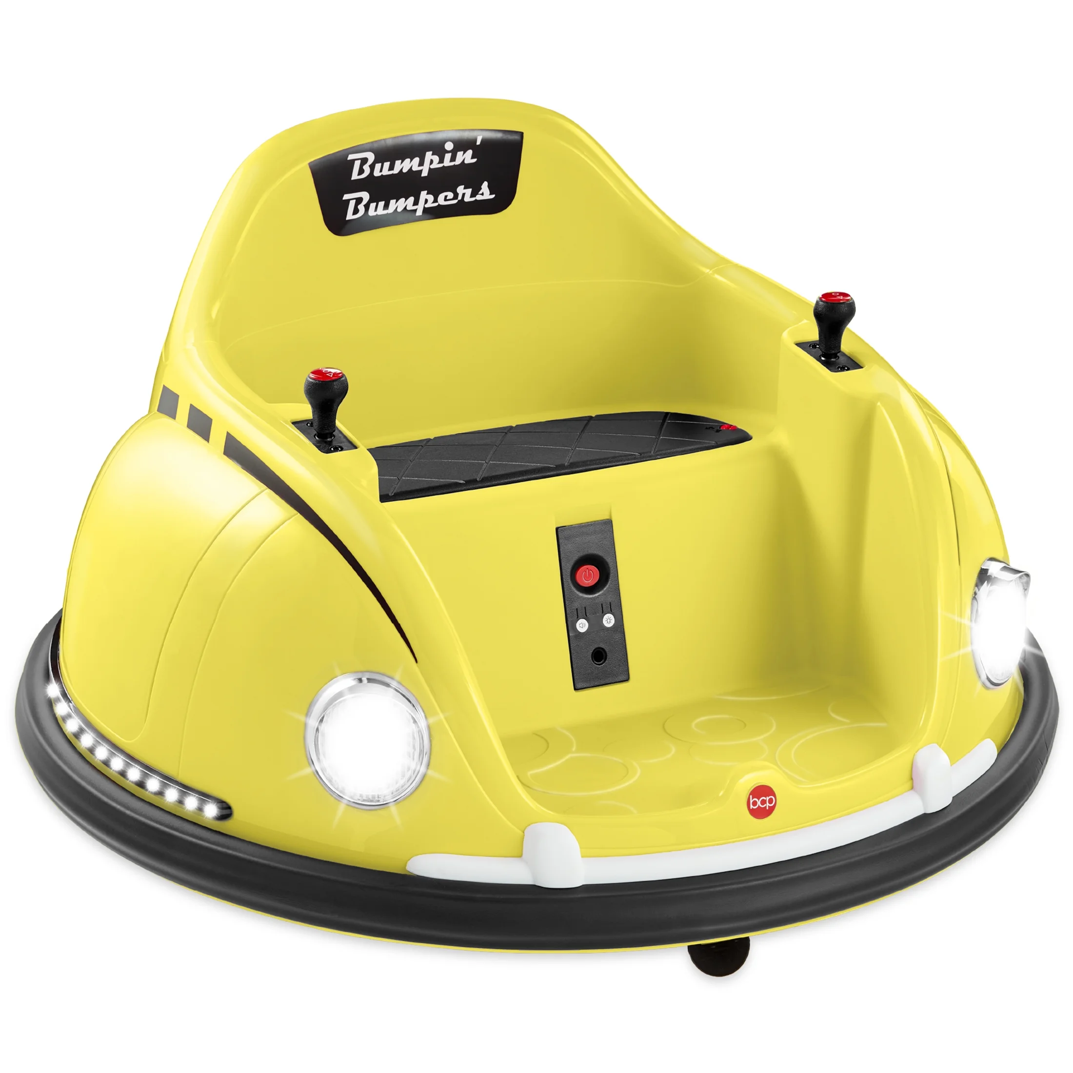 Best Choice Products 6V Kids Ride On Bumper Car Toy w/ Remote Control, Harness, Lights, 360 Degree Spin - Pink - Womvr