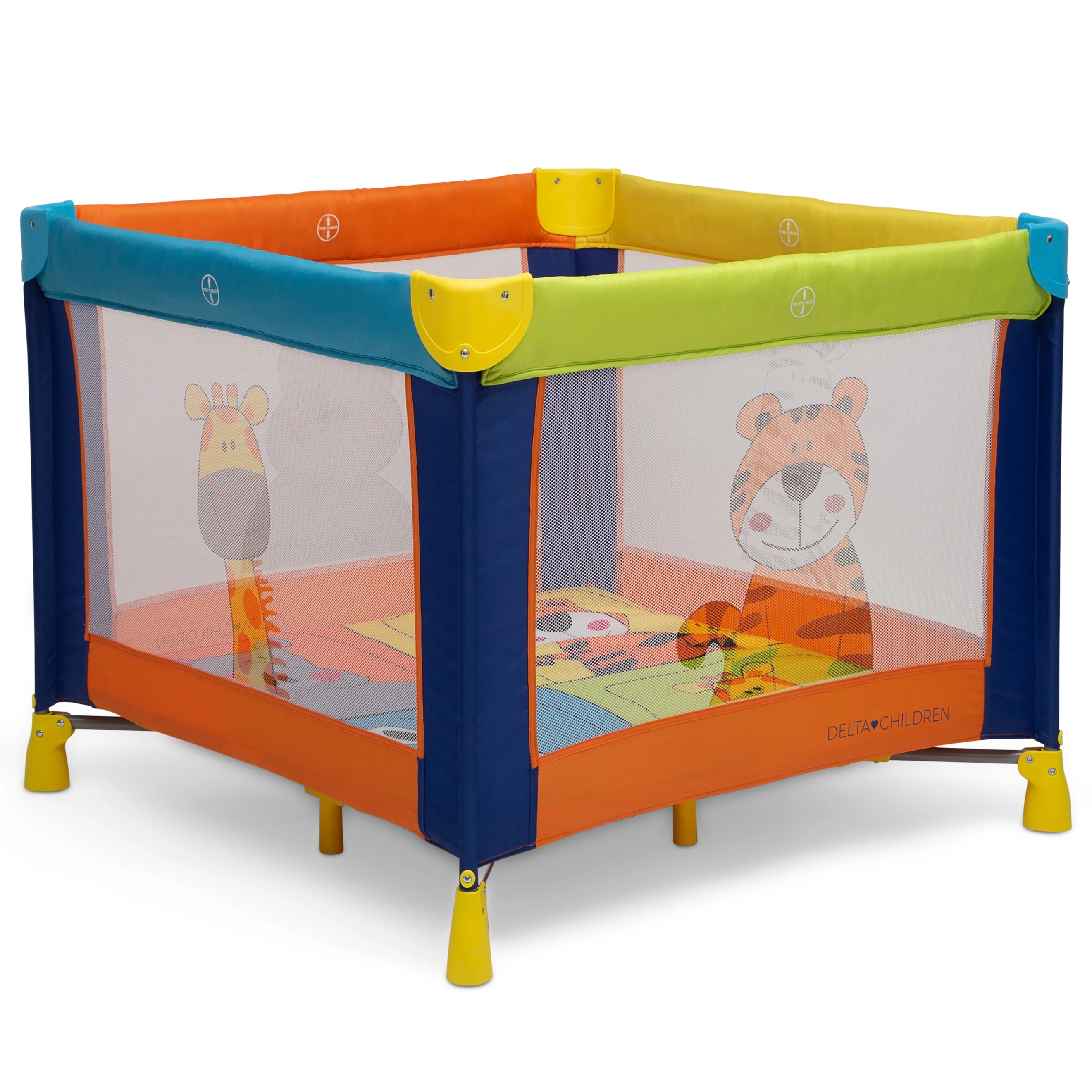 Delta Children Play Yard, Safari Fun, 36