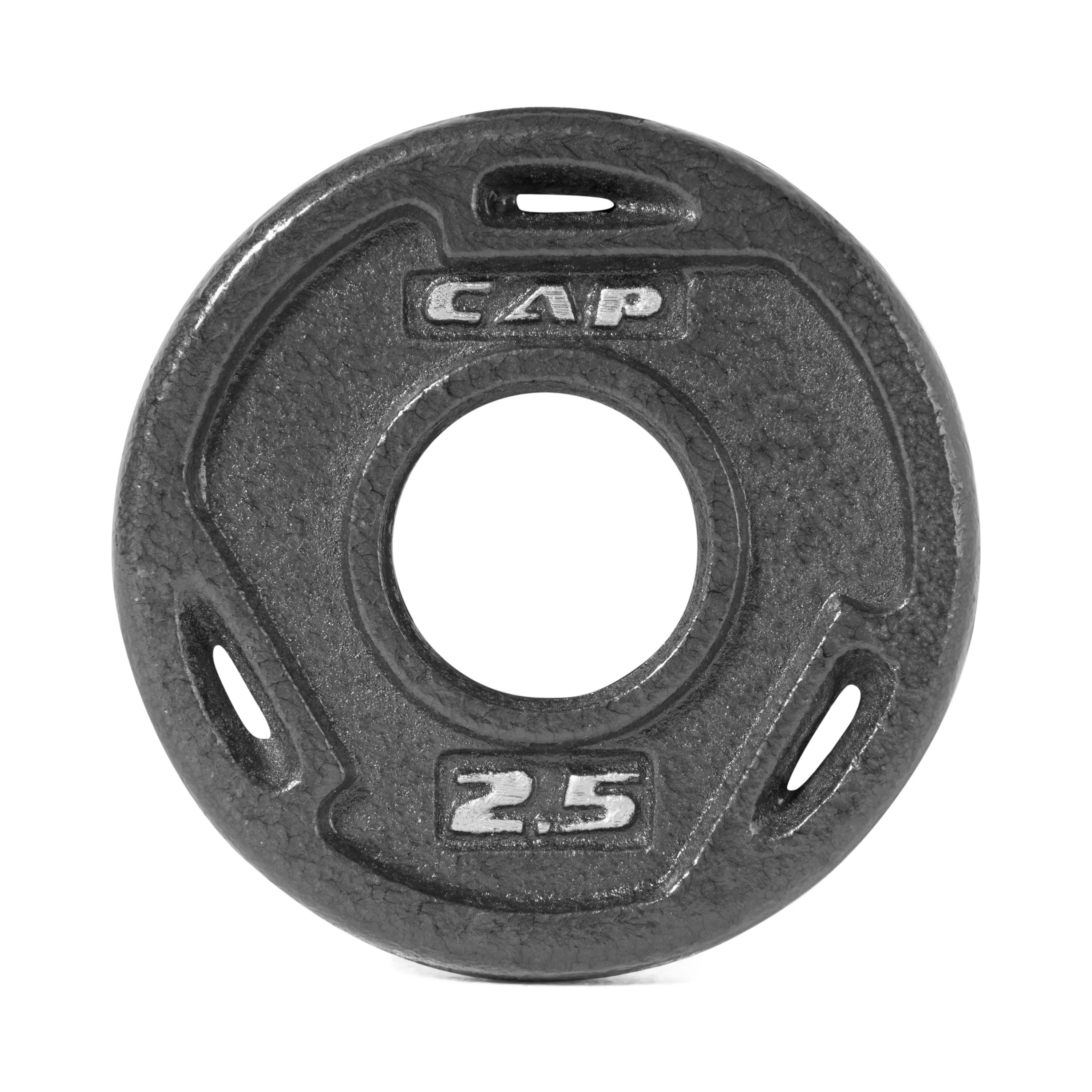 CAP Barbell, 2.5lb Olympic Grip Plate, Black - Womvr