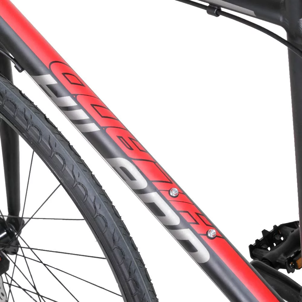 Hiland Road Bike Hybrid Bike Aluminum Frame 700C 24 speeds with Disc Brake - Womvr