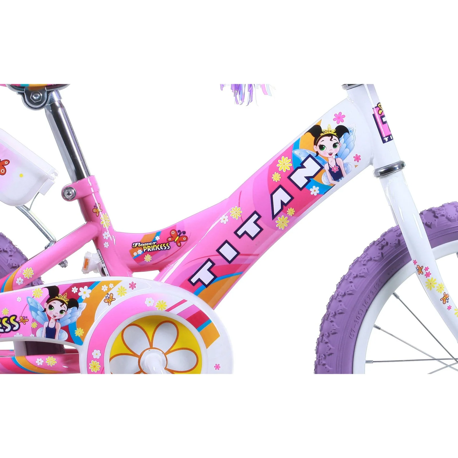 Titan 16 In. Flower Princess Girls BMX Bike - Womvr