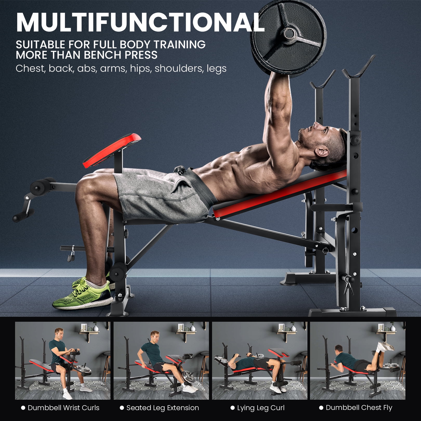 UBesGoo Wooden 3-Shelf Bookcase Bookshelf with Cabinet, Floor Standing Display Cabinet Rack with Legs, Coffee Finish - Womvr