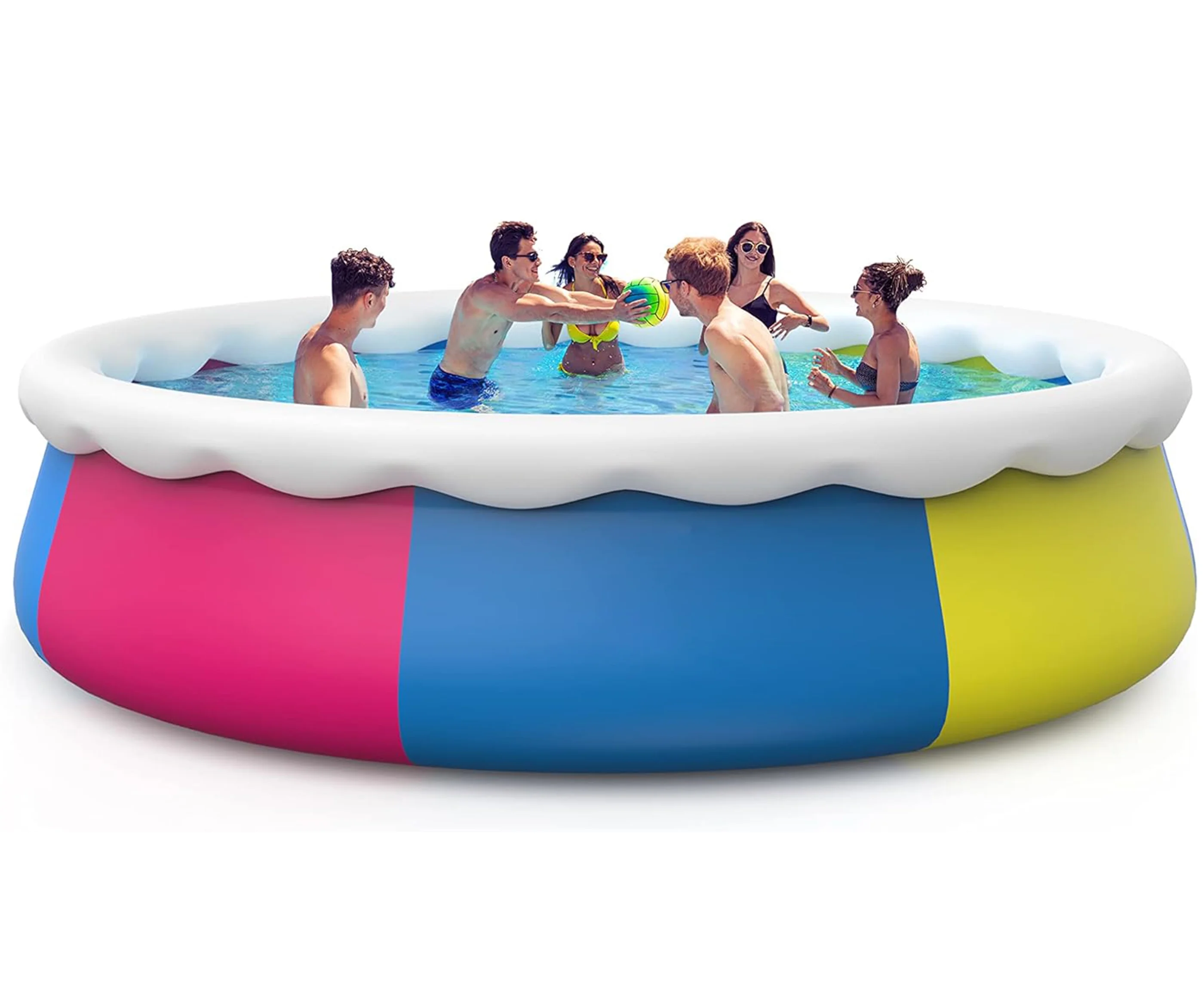 Inolait Inflatable Swimming Pool  Above Ground for Kids Family Water Sport 15' x 36
