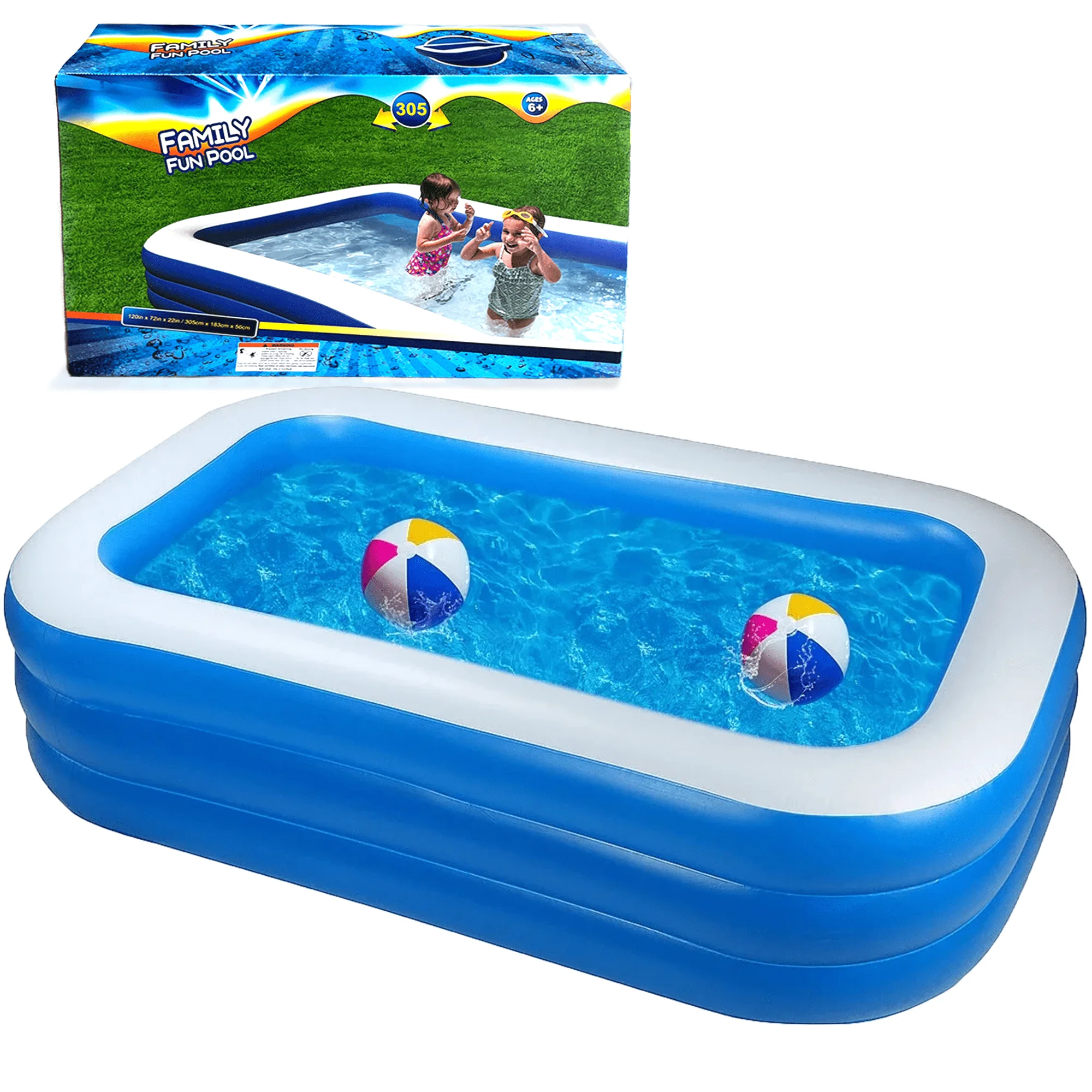 MoonSun Inflatable Pools Kiddie Pool, 71