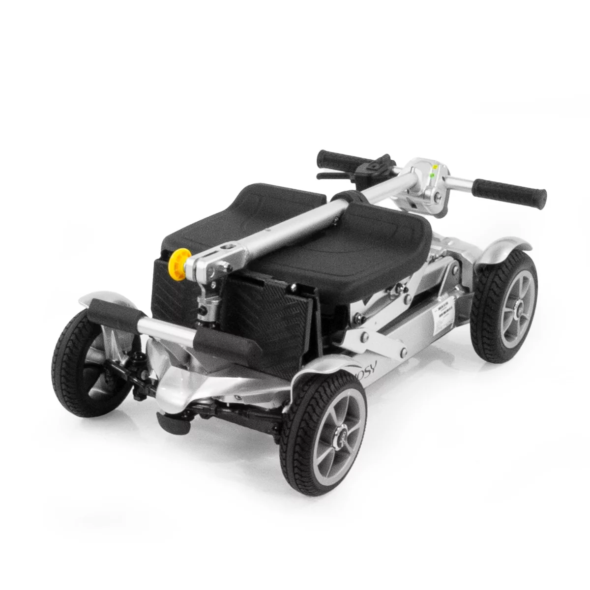 EV Rider Gypsy Ultralight Collapsible 4 Wheels Mobility Scooter - Silver - Womvr