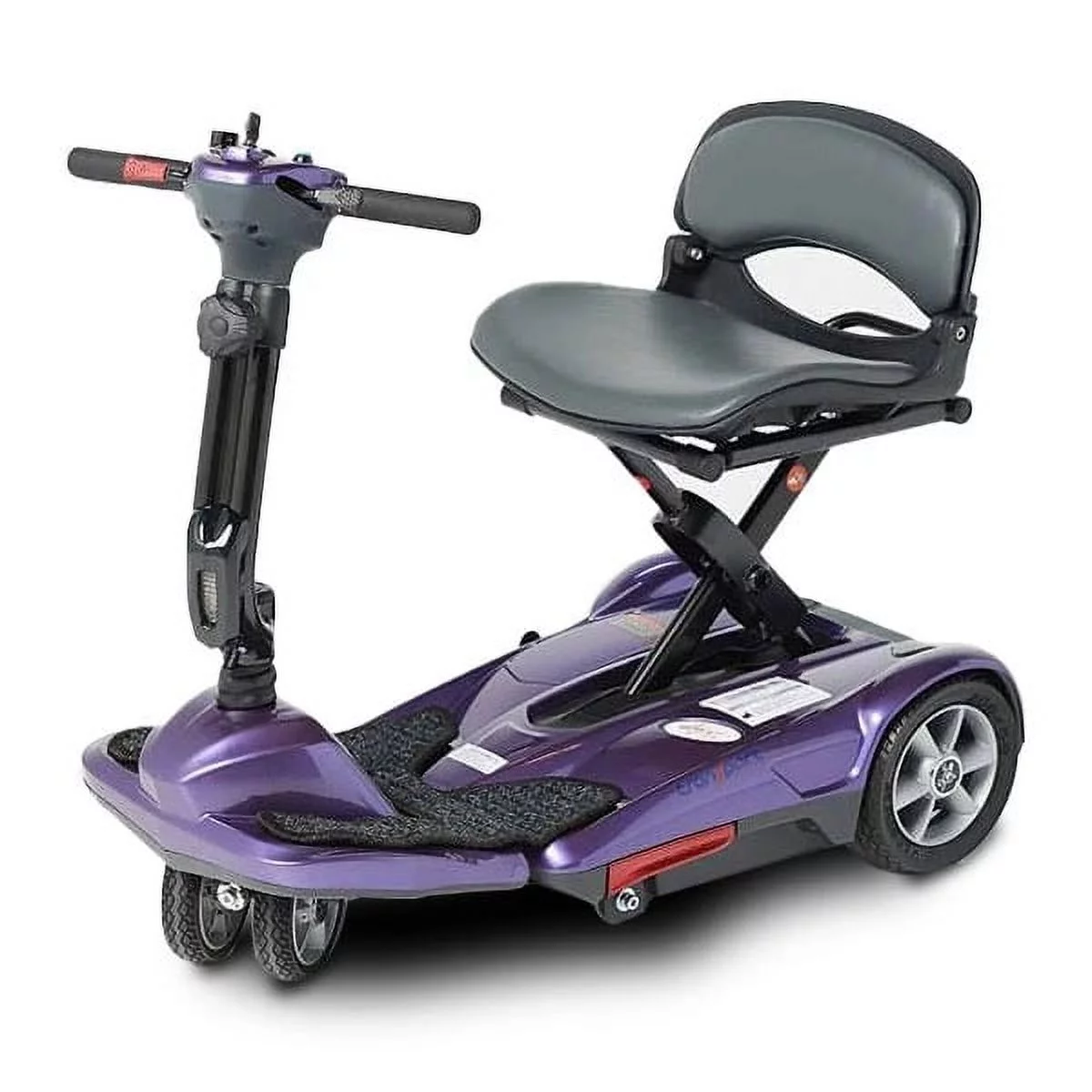 Ev Rider Transport M Easy Move Folding Mobility Scooter, Plum - Womvr