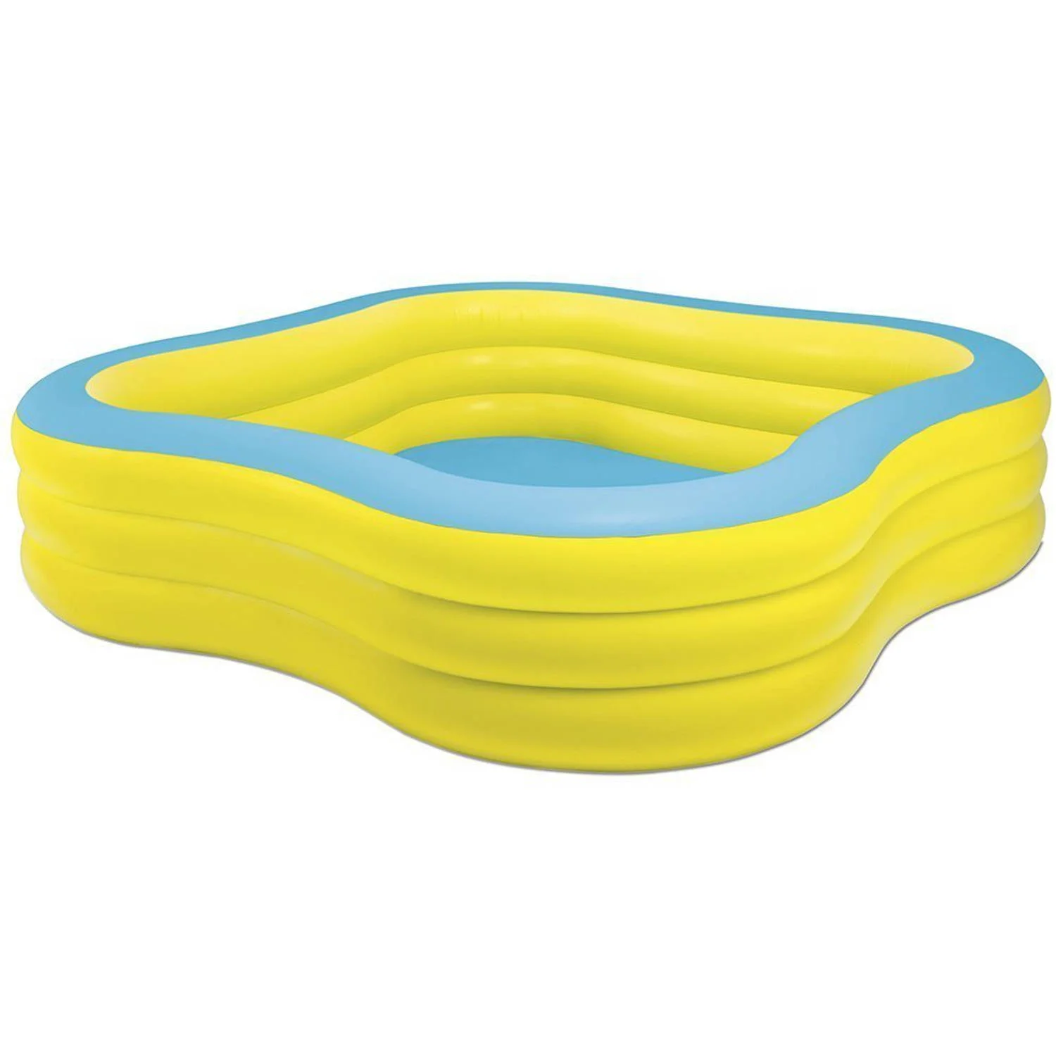 Intex Inflatable Beach Wave Swim Center Family Pool, 90