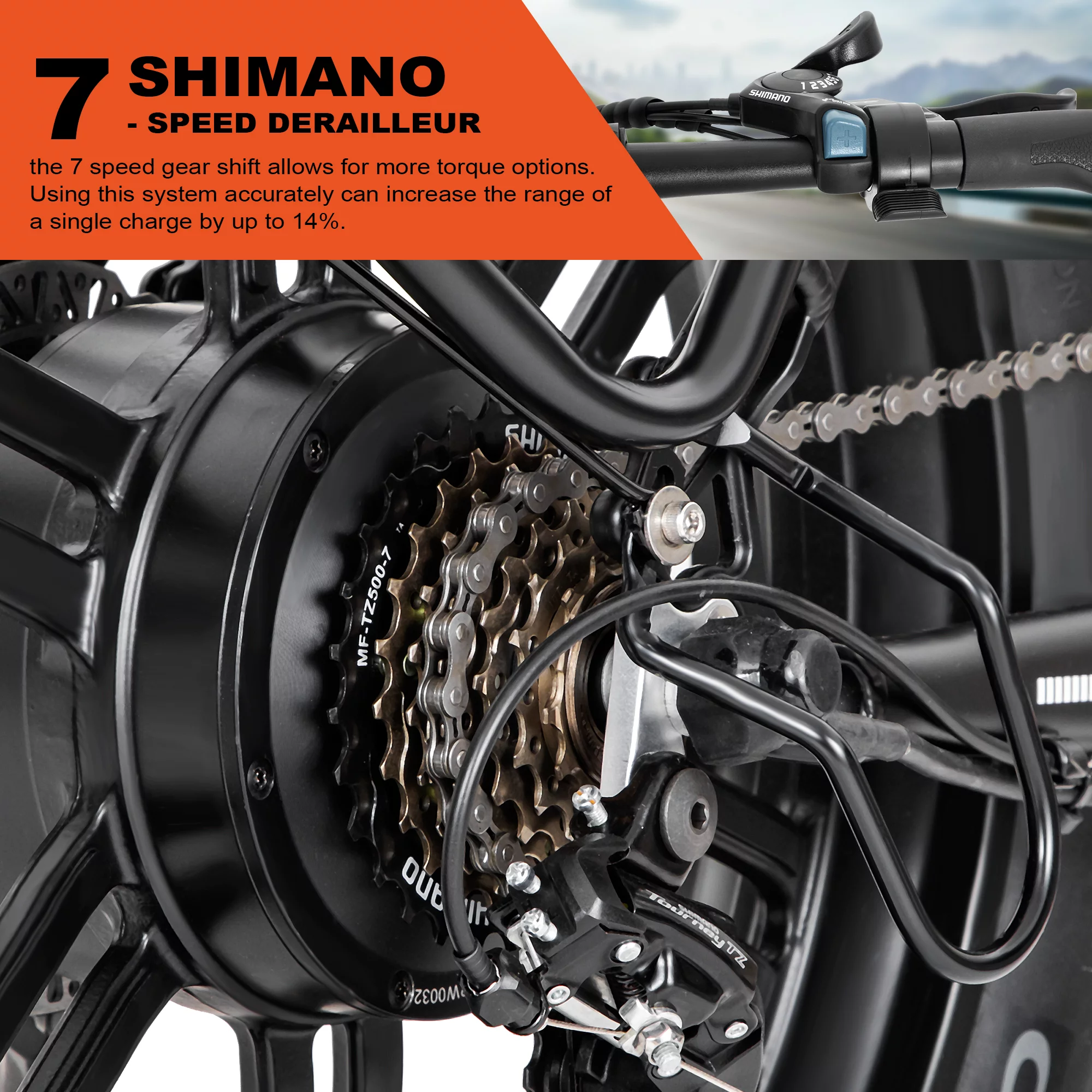 INTHEAIR Ranger Electric Bike, Adults Foldable Ebike for Adults 20