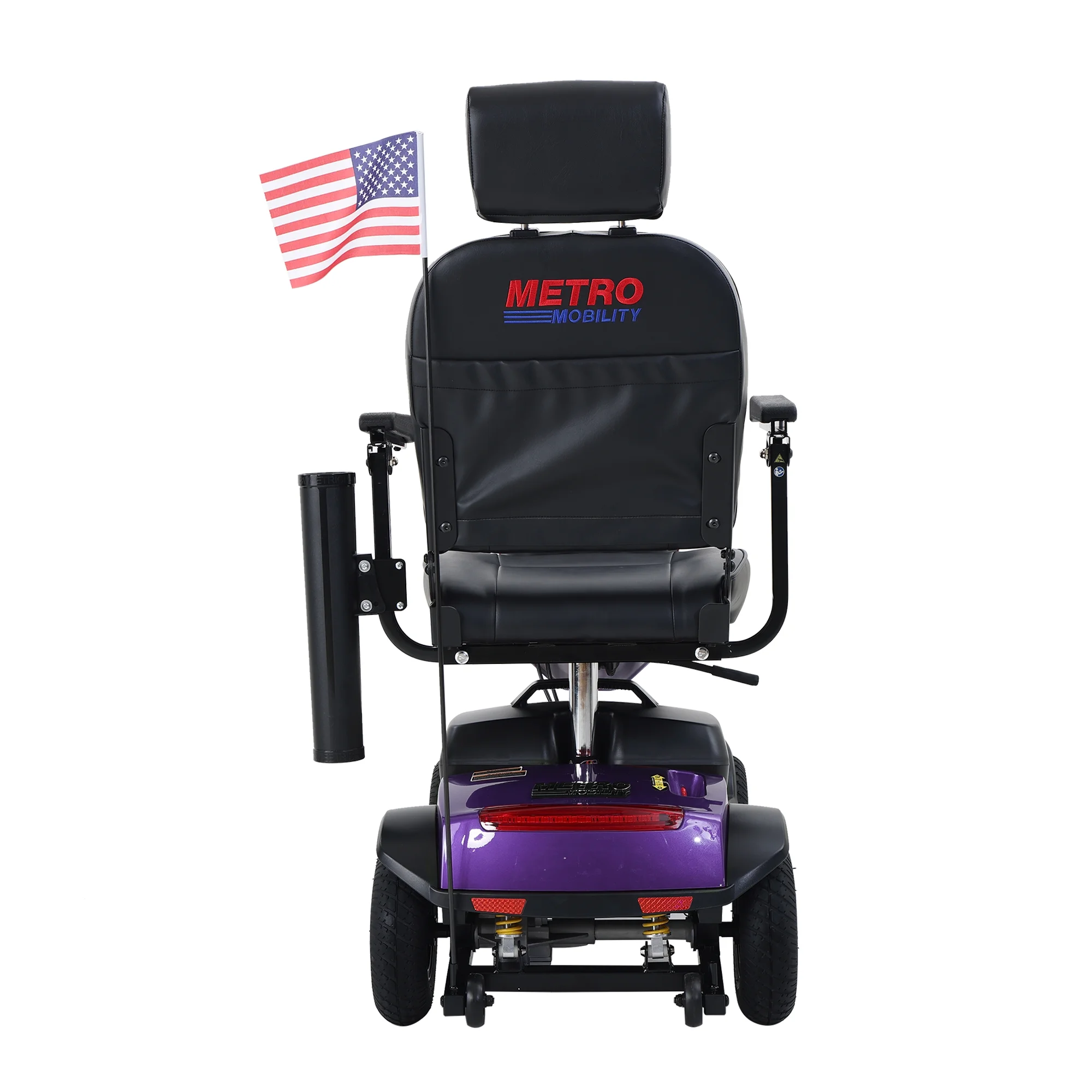 Metro Mobility Senior Scooter Folding Scooter 4 Wheel Scooter with USB Port Purple - Womvr
