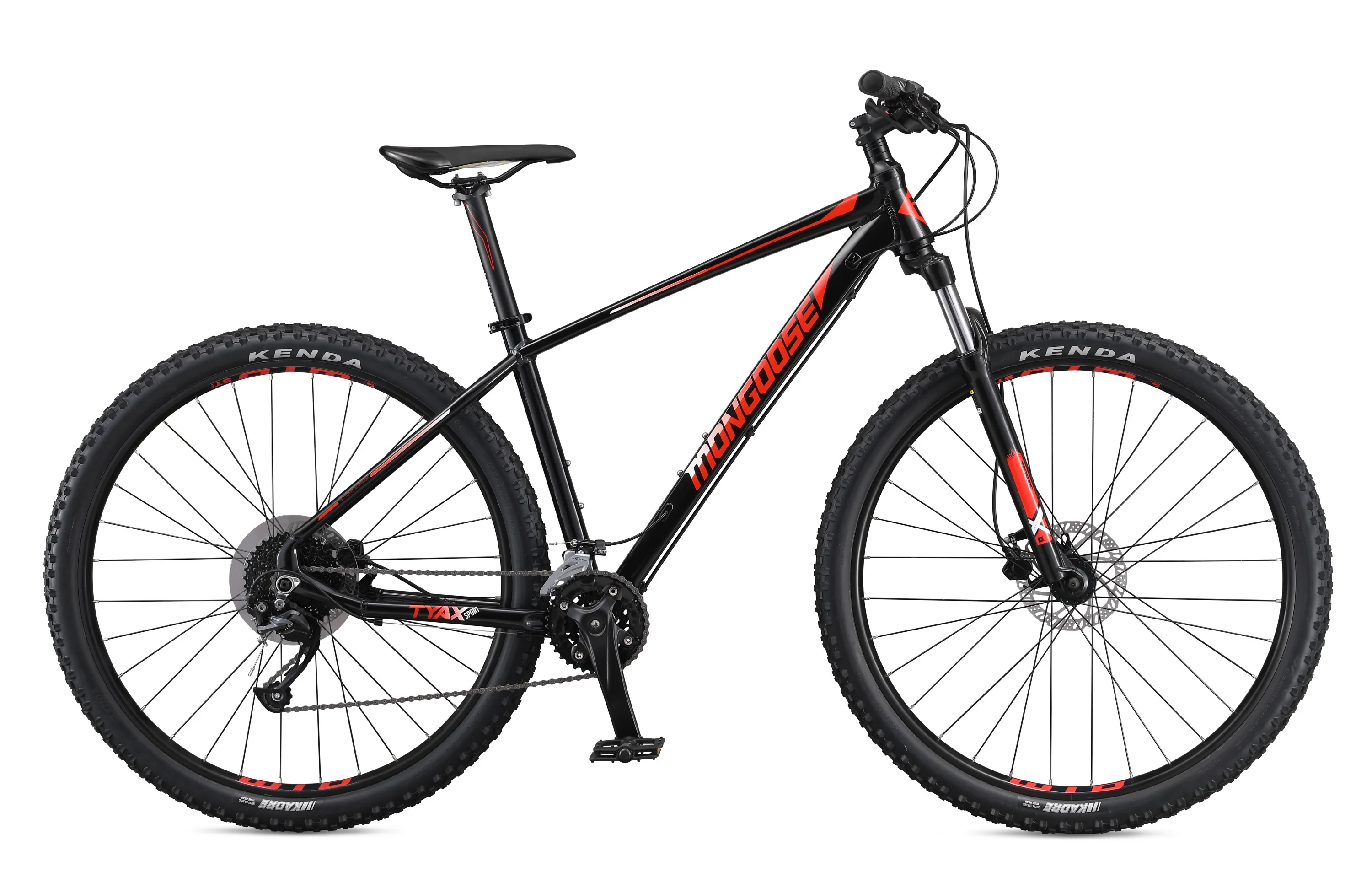 Mongoose Tyax 29 Sport Adult Unisex 29-in. Mountain Bike, Black - Womvr