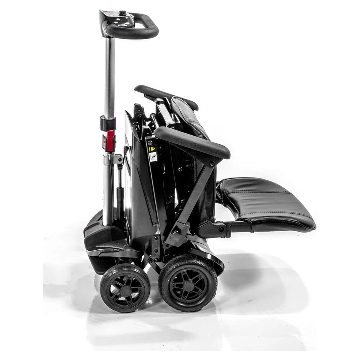 Enhance Mobility - The Transformer Electric Auto Folding Mobility Scooter 4-Wheel - Red - Womvr