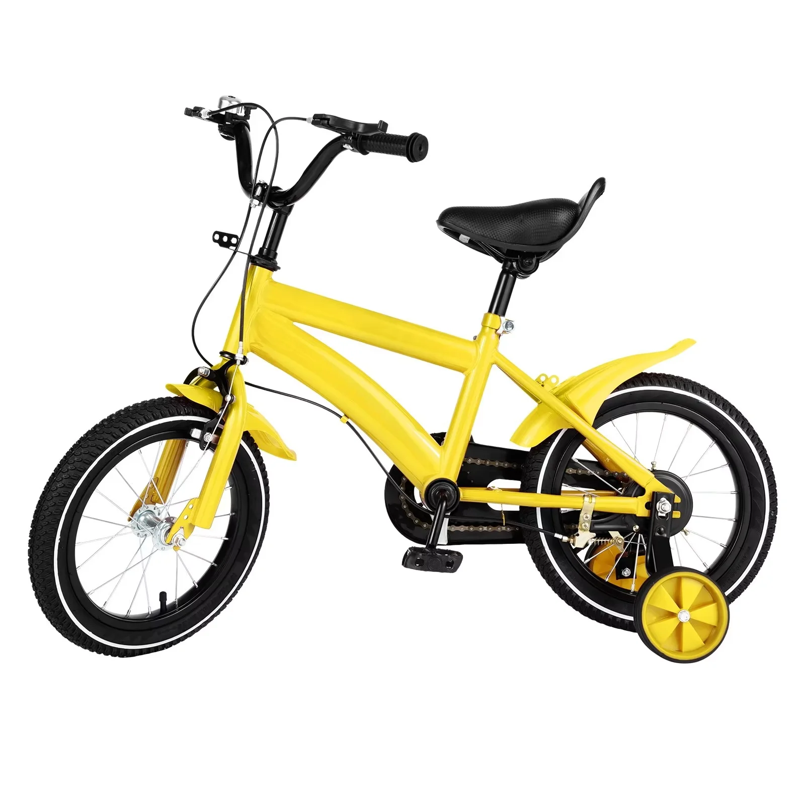 TFCFL 14 inch Kids Bike Bicycle Children Cycle Bikes Gift With With Safety Training Wheels - Womvr