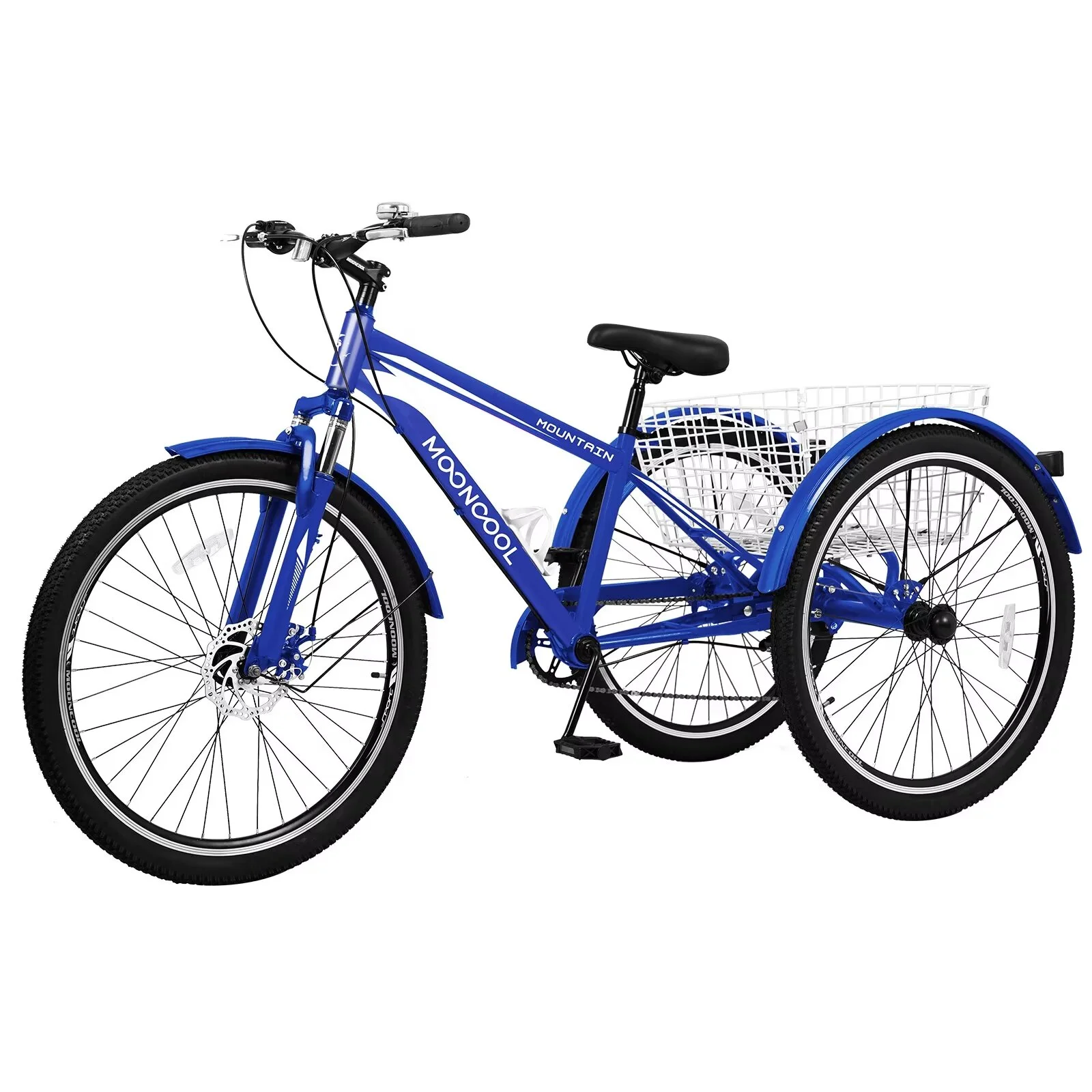 Lilypelle Adult Tricycle, 7 Speed Three Wheel Bicycles, 26