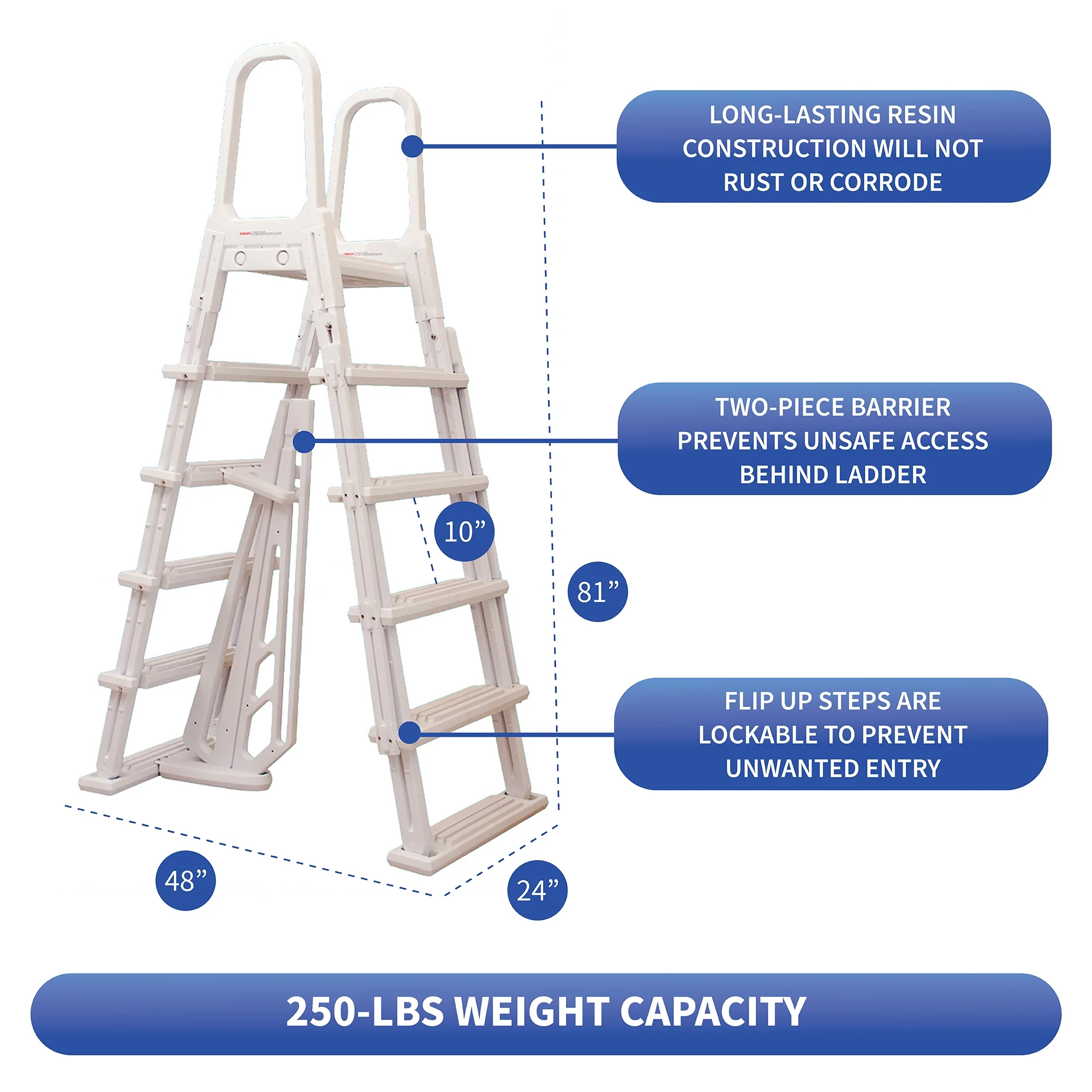 Blue Wave Martinique 12-ft x 24-ft Oval 52-in Deep 7-in Top Rail Metal Wall Swimming Pool Package - Womvr