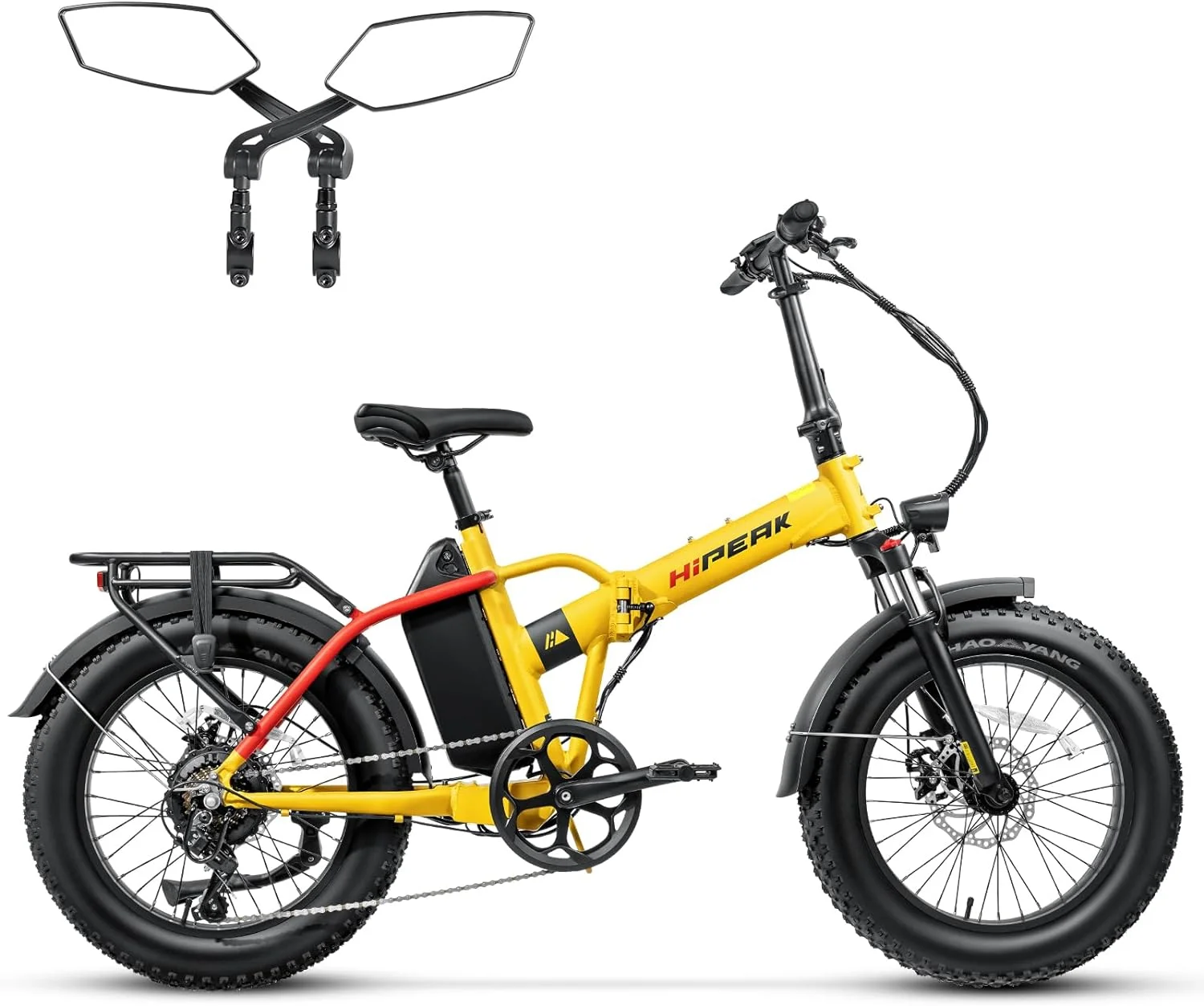 Hipeak 750W Electric Bike for Adults Folding Ebike 48V 15Ah 20