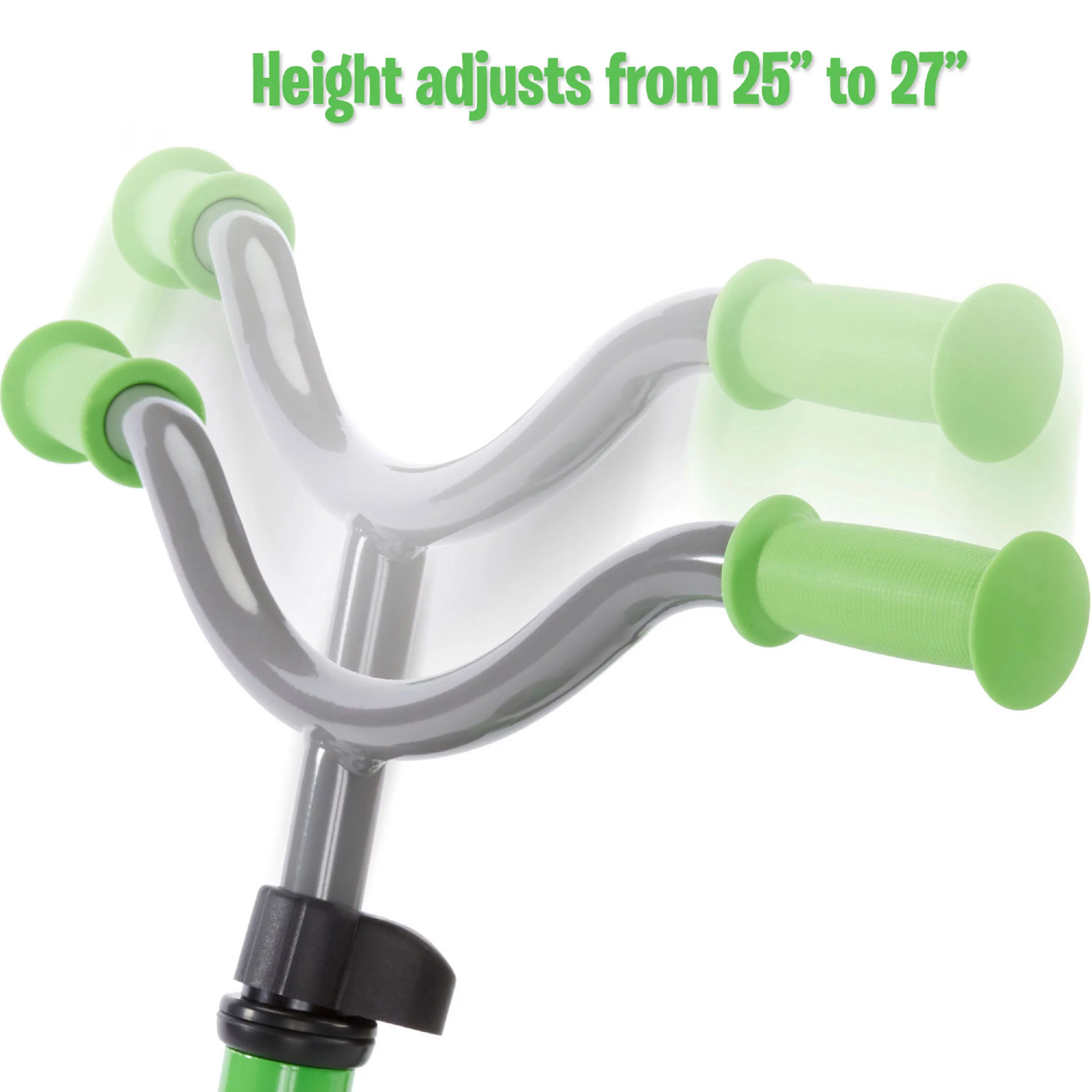 My First Balance-to-Pedal Training Bike Kids in Green, Ages 2-5 Years, 12-Inch - Womvr