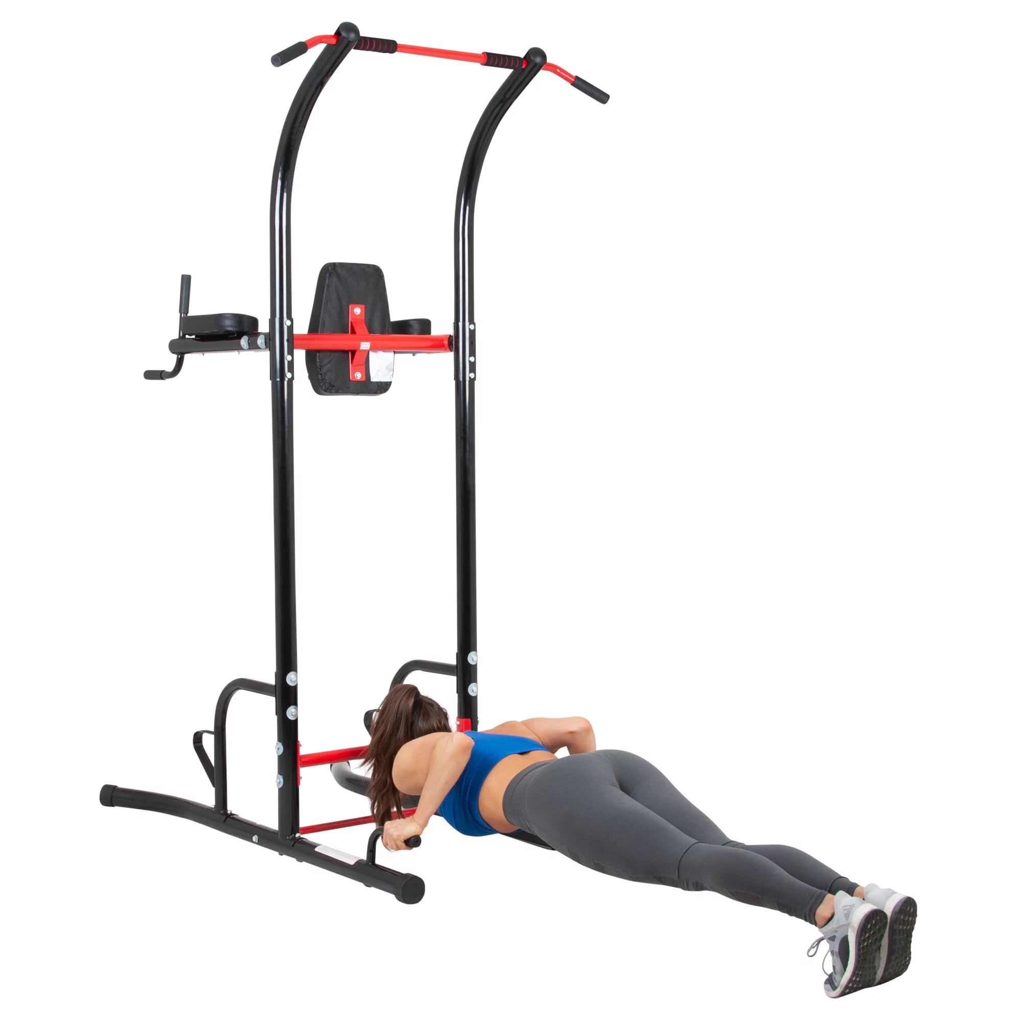 Body Champ PT1180 5-Station Power Tower with Pull Up, Push up, Dip Bars Stations, 250 Max Limit Weight - Womvr