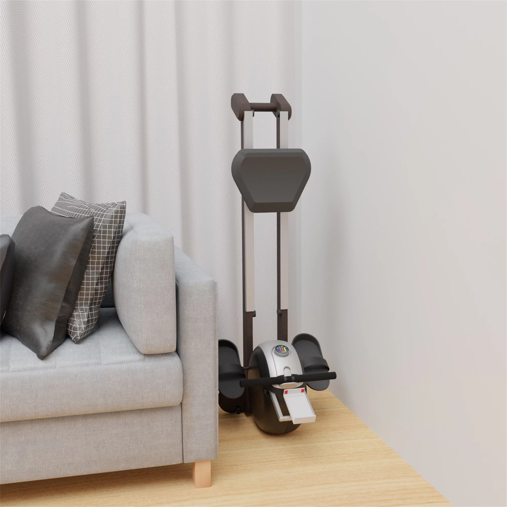 Resenkos Smart Magnetic Rowing Machine for Home Use and Cardio Training with 32 Levels of Quiet Resistance, LCD Display - Womvr