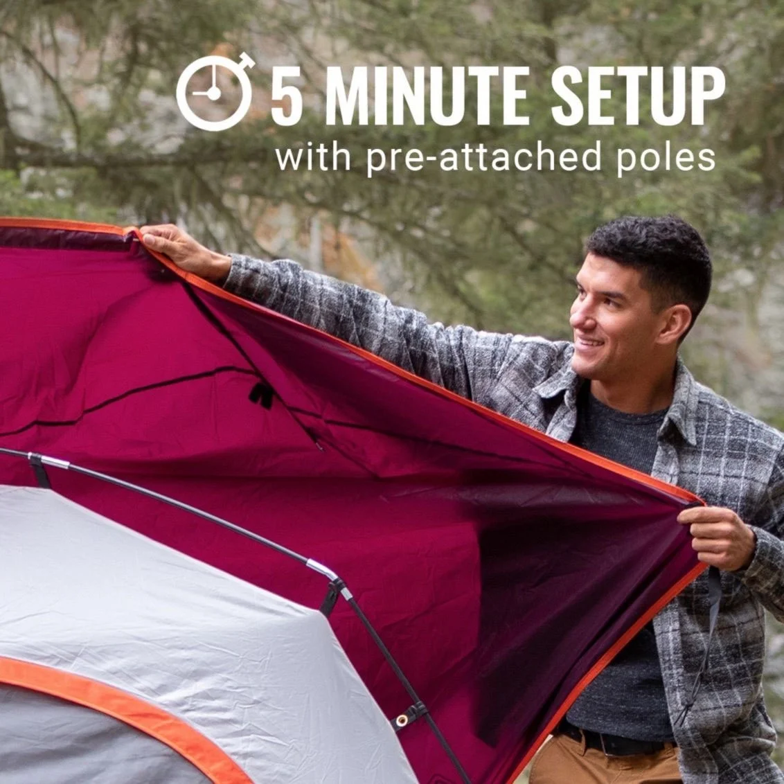 Coleman Tent Skydome 6p Blackberry C002 - Womvr