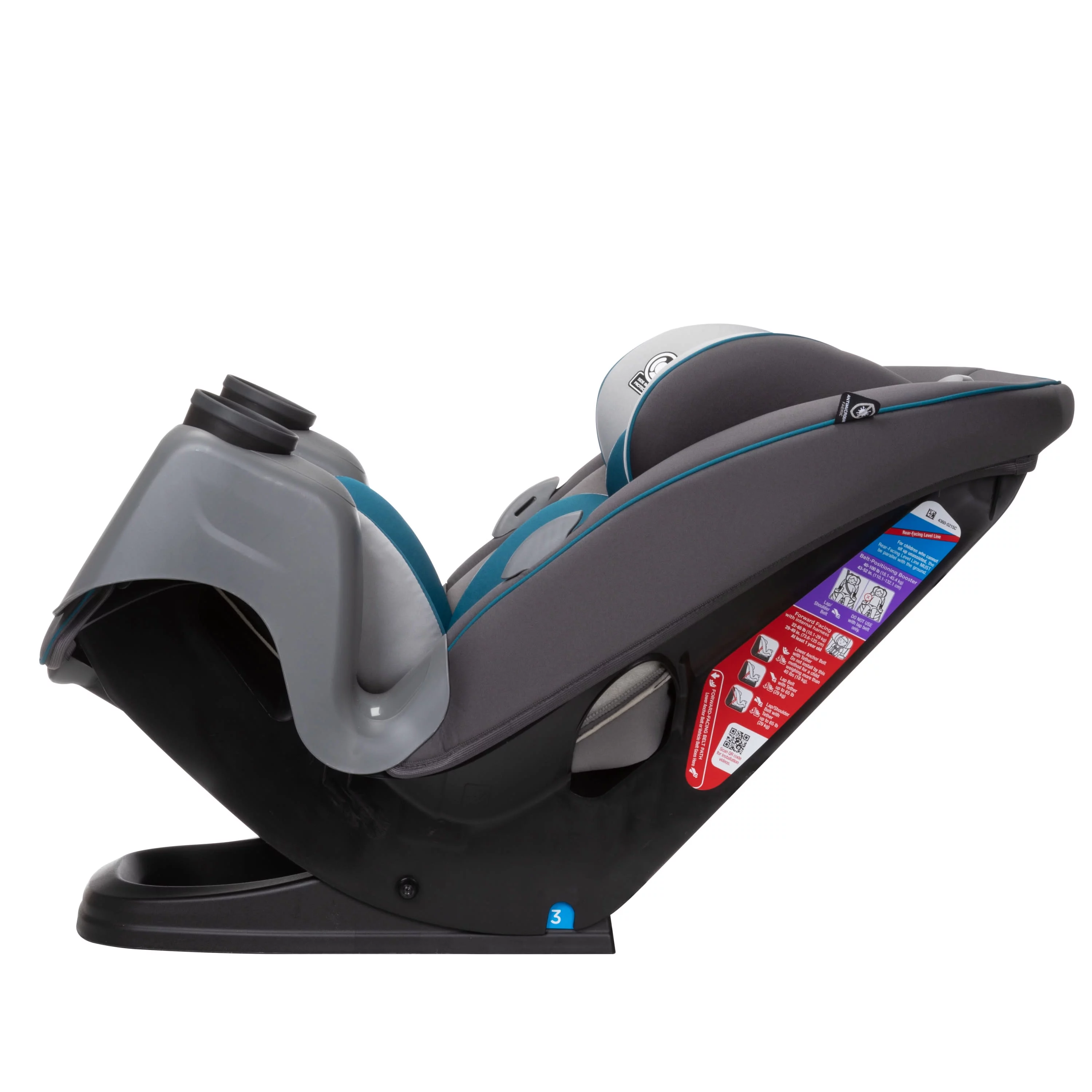 Safety 1st Grow and Go Sprint All-in-One Convertible Car Seat, Soapstone II - Womvr