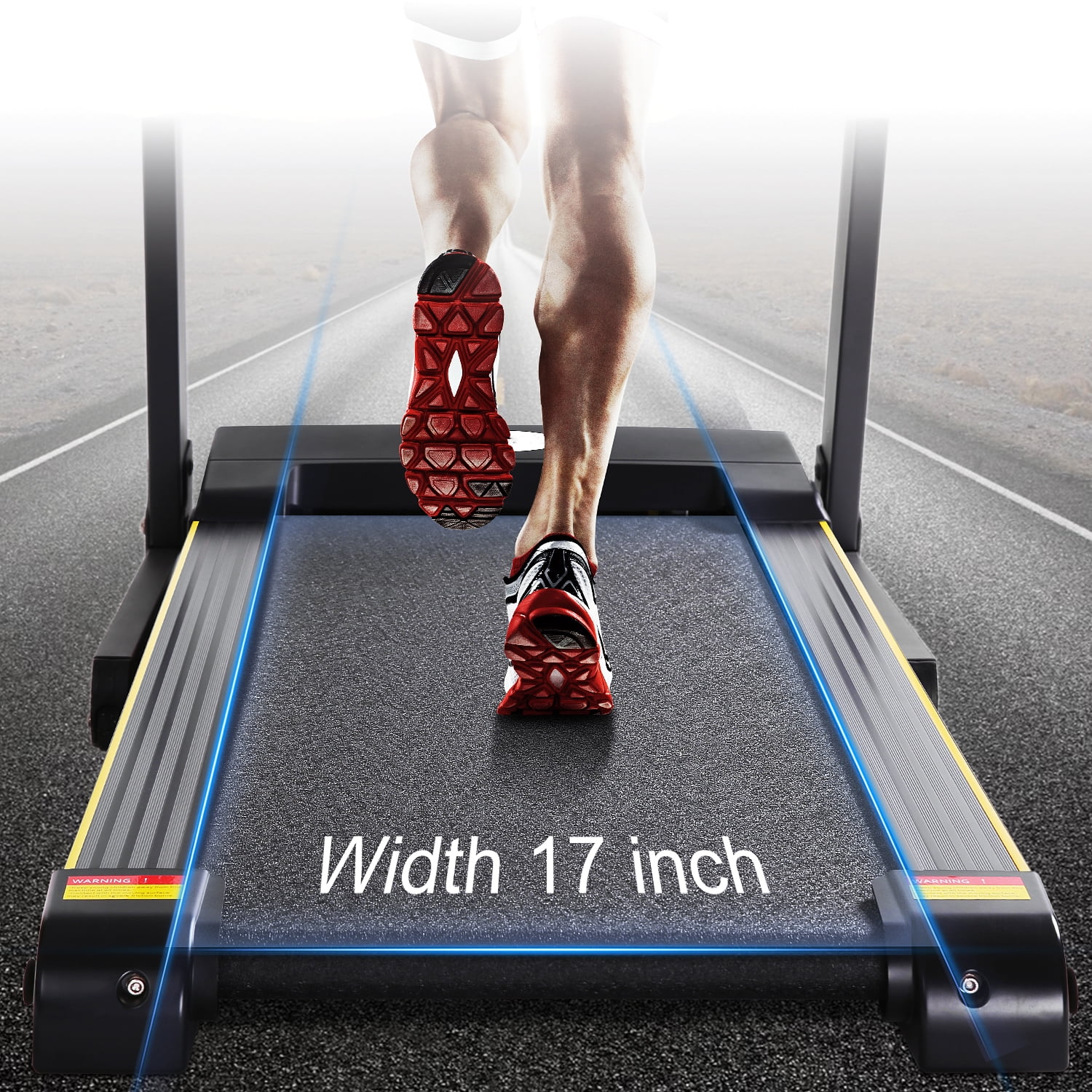 Naipo Treadmill for Home Folding Treadmill Electric Treadmill with 3 level Incline Adjustment - Womvr