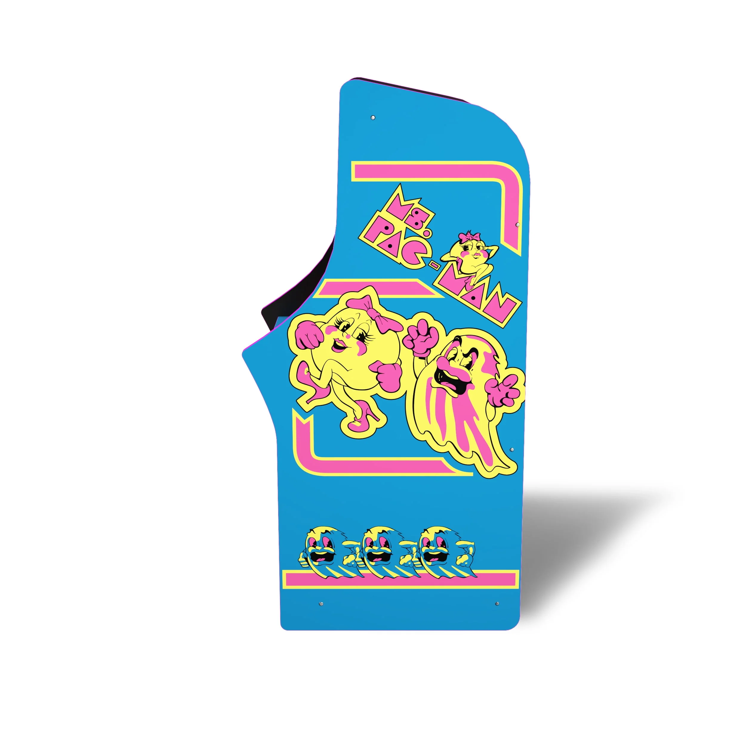 Arcade1Up Ms. PAC-MAN Classic Arcade Game, built for your home, 4-foot-tall stand-up cabinet, 14 classic games, and 17-inch screen - Womvr