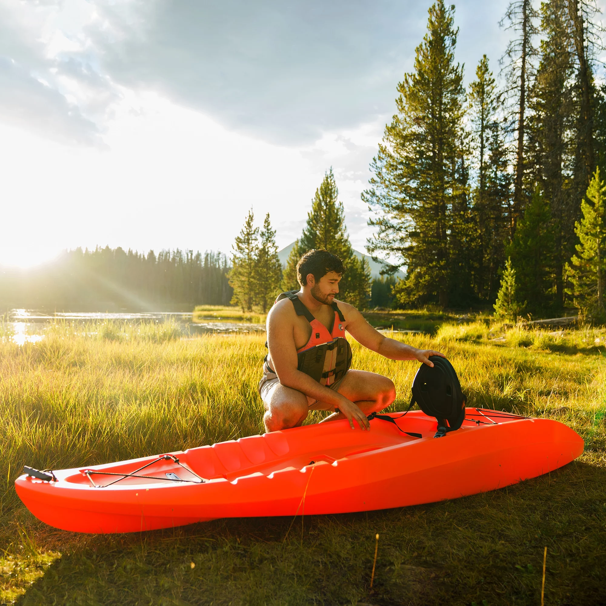 Lifetime Hydros 101 inch Sit-on-Top Kayak, Glacier Blue (90594) - Womvr