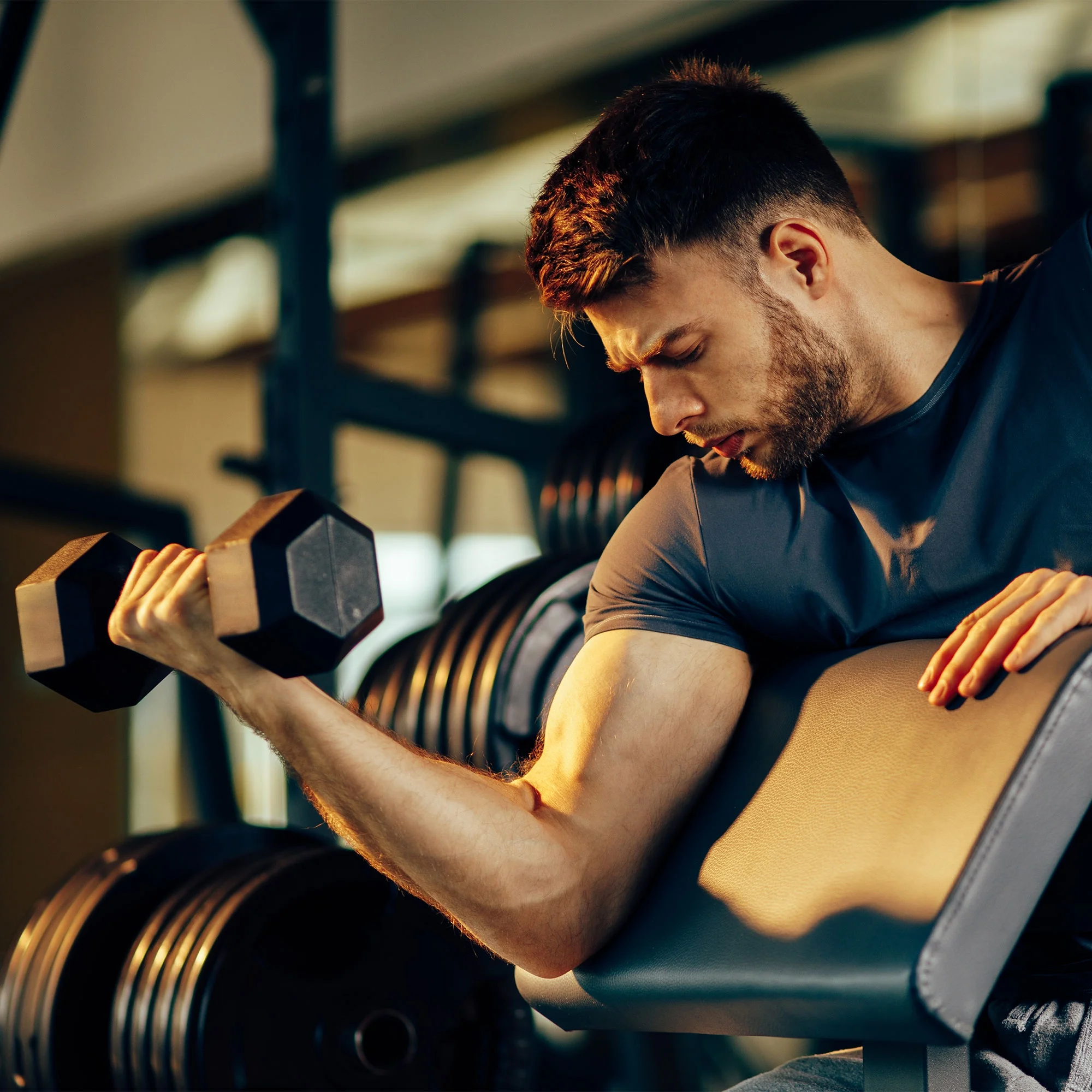 HolaHatha 5, 10, 15, 20 and 25 Pound Hexagonal Dumbbell Weight Set w/Rack - Womvr