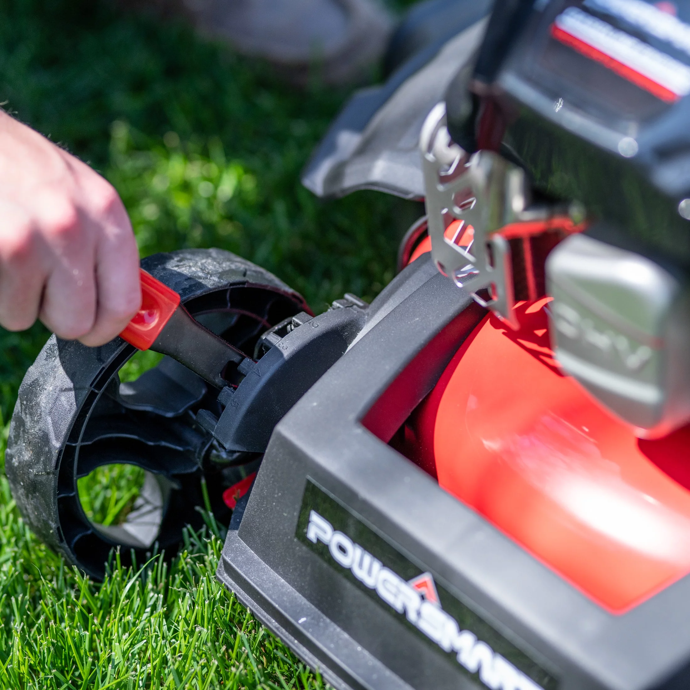 PowerSmart DB8617P 17 in. 3-in-1 Gas Push Lawn Mower - Womvr