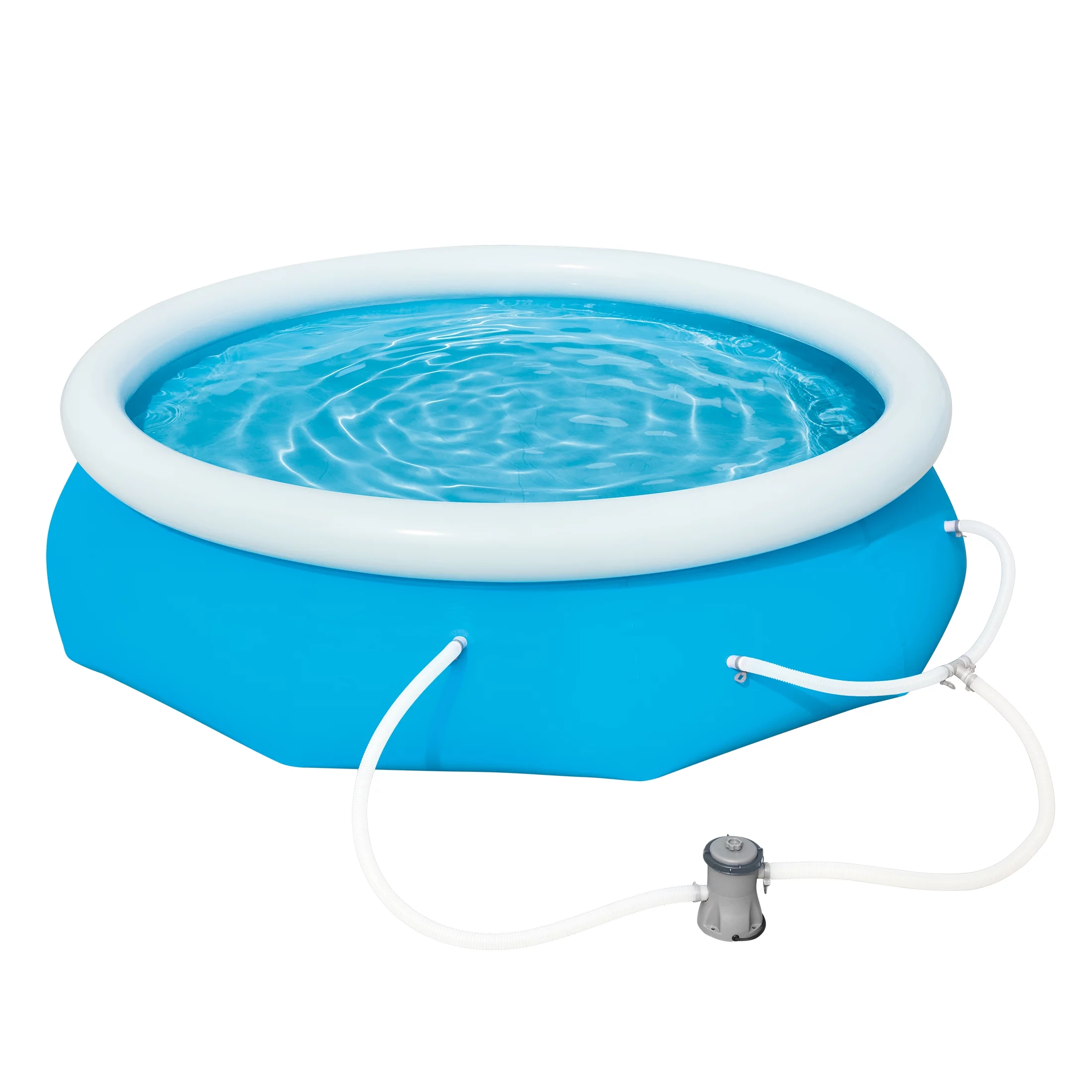 Bluescape Fast Set 10' x 30�� Round Inflatable Soft Sided Above Ground Pool Set - Womvr