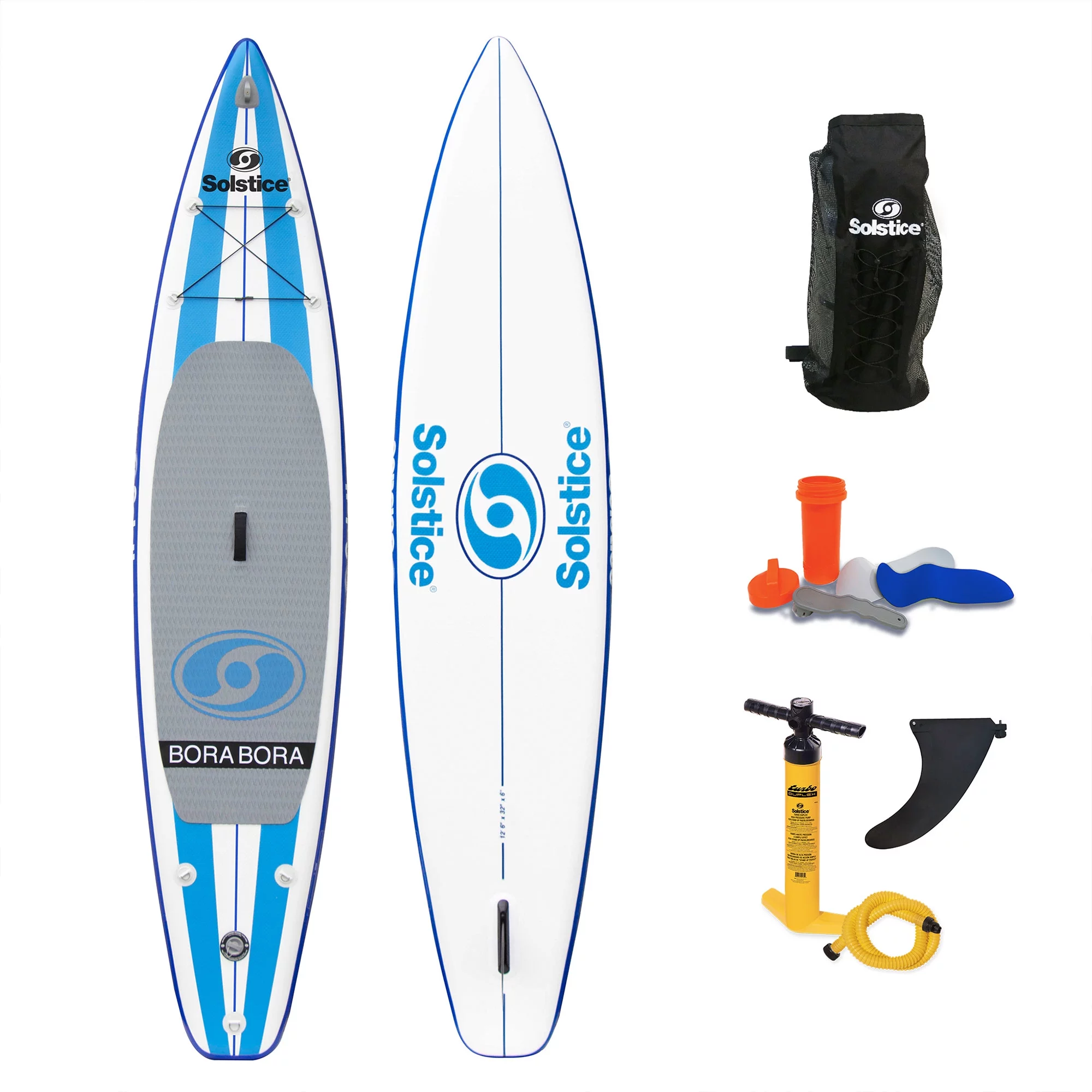 Solstice Watersports Islander Inflatable Stand-Up Paddle Board Kit (11'2 x 31'' x 6'') - Womvr