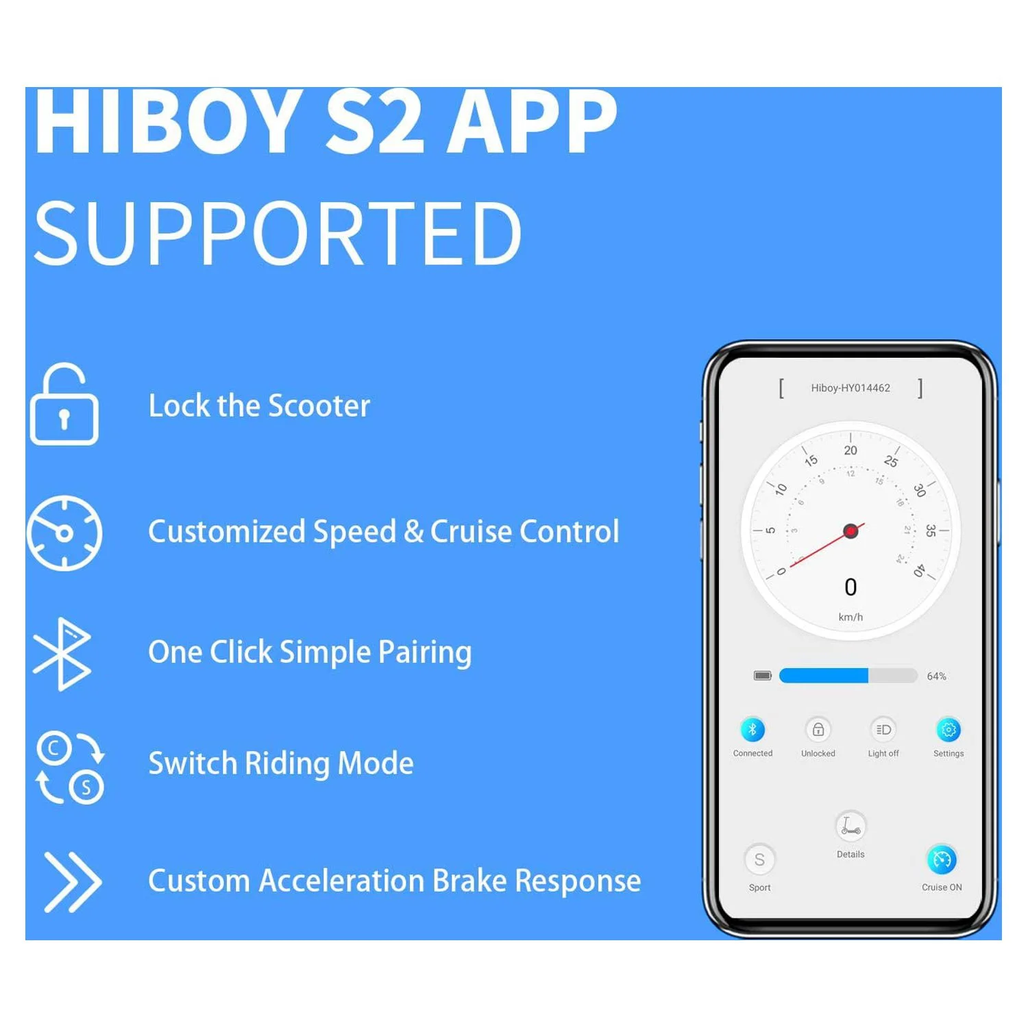 Hiboy S2 Pro Electric Scooter for Adults 500W Motor 10