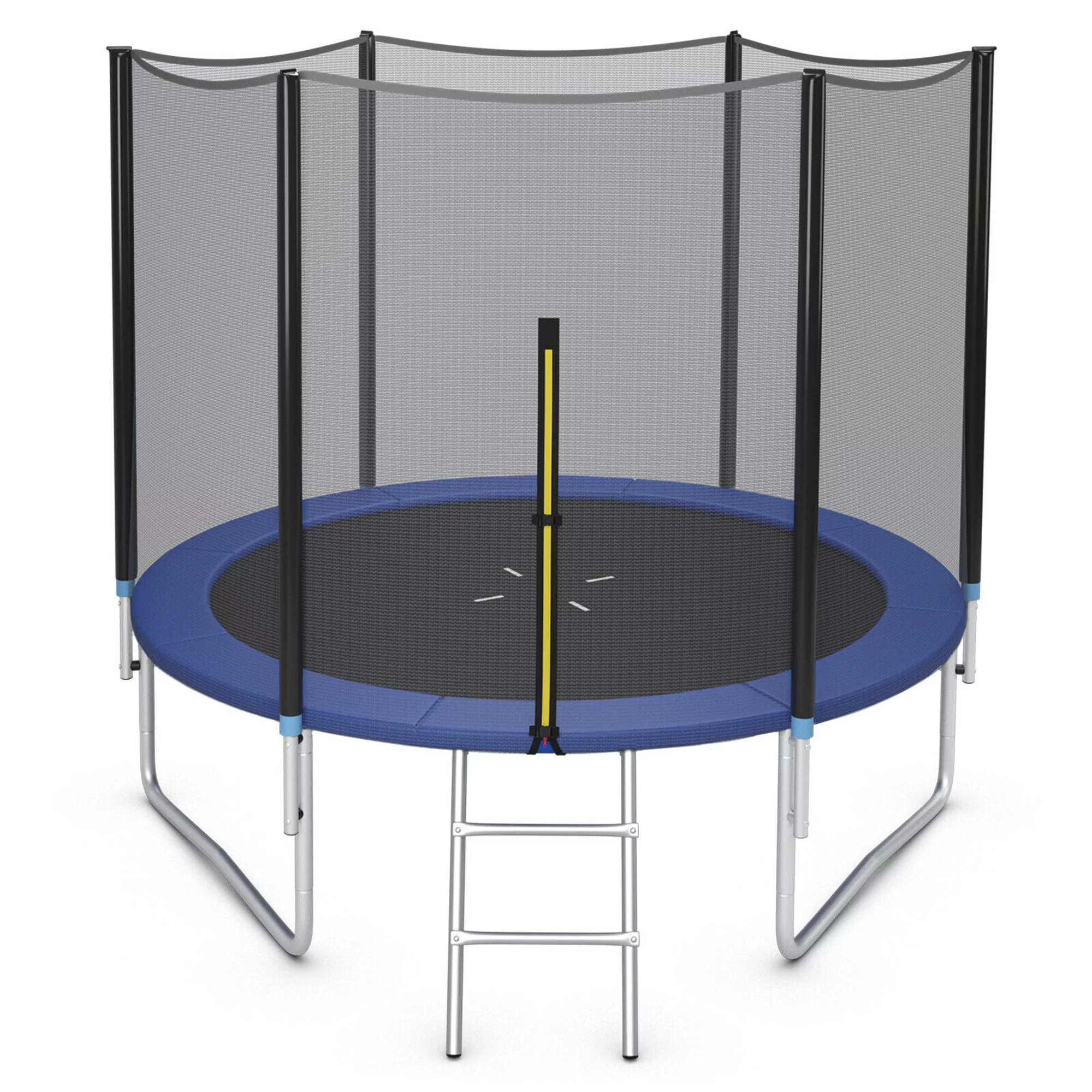 Gymax 8 FT Outdoor Trampoline Bounce Combo W/Safety Closure Net Ladder - Womvr