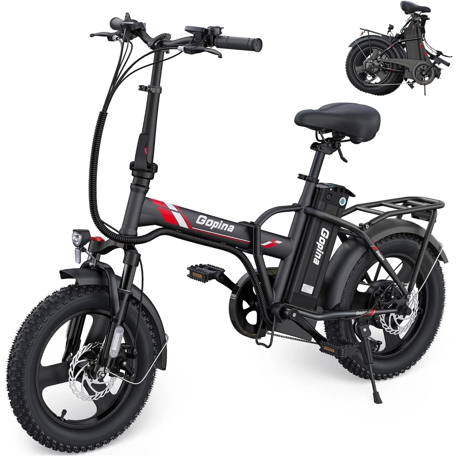 Vivi Electric Bike for Adults 350W Folding Electric Bike 16