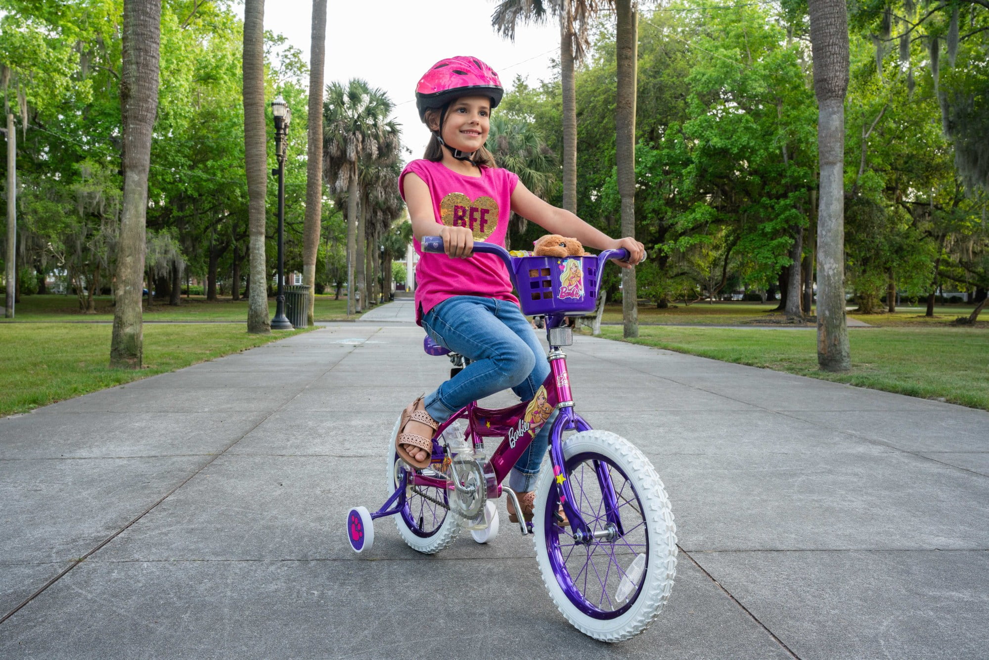 Dynacraft Barbie 16-inch  BMX Bike for Age 5-7 Years - Womvr