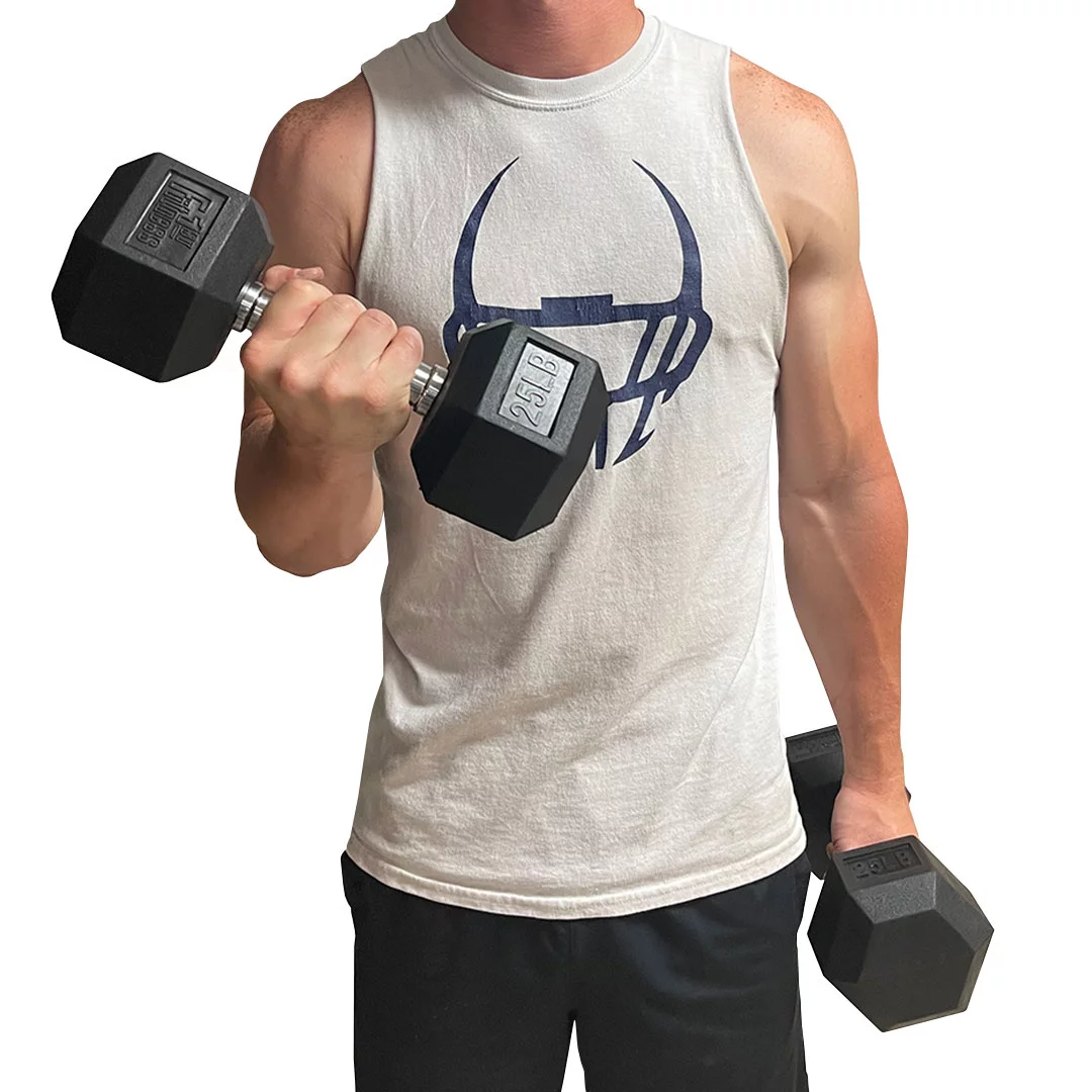 Fitness First Rubber Hex Dumbbell Pairs, 25 lbs. Pair - Womvr