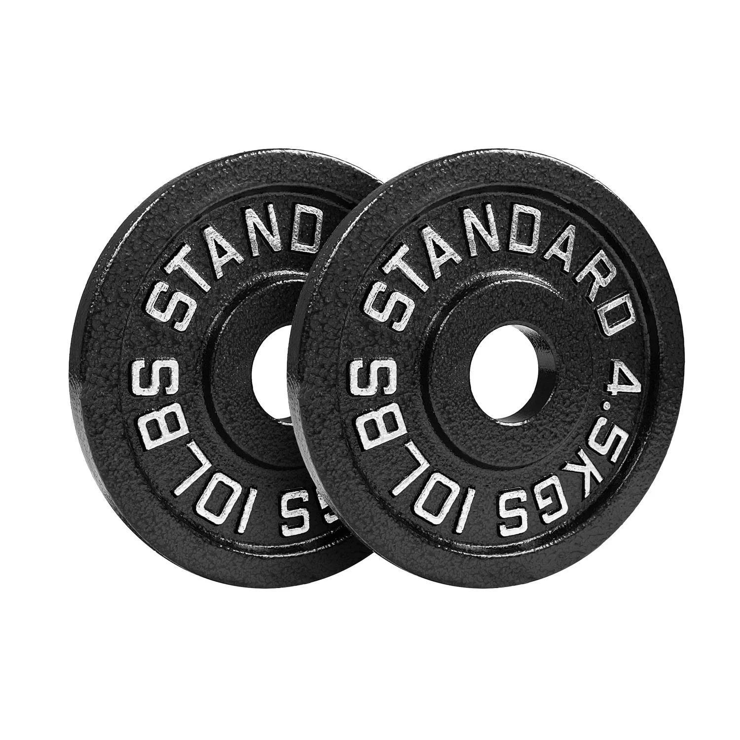 Steel Olympic Plates 85lb Set - Olympic Standard Premium Coated Pairs of 25lb, 10lb, 5lb, and 2.5lb for Weight Lifting Powerlifting - Womvr
